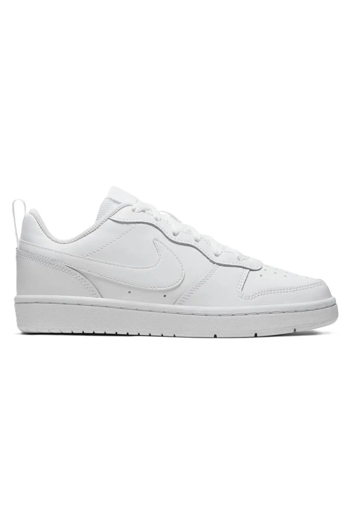 Nike Court Borough Low 2 GS Leather Gerçek Deri Beyaz Sneaker