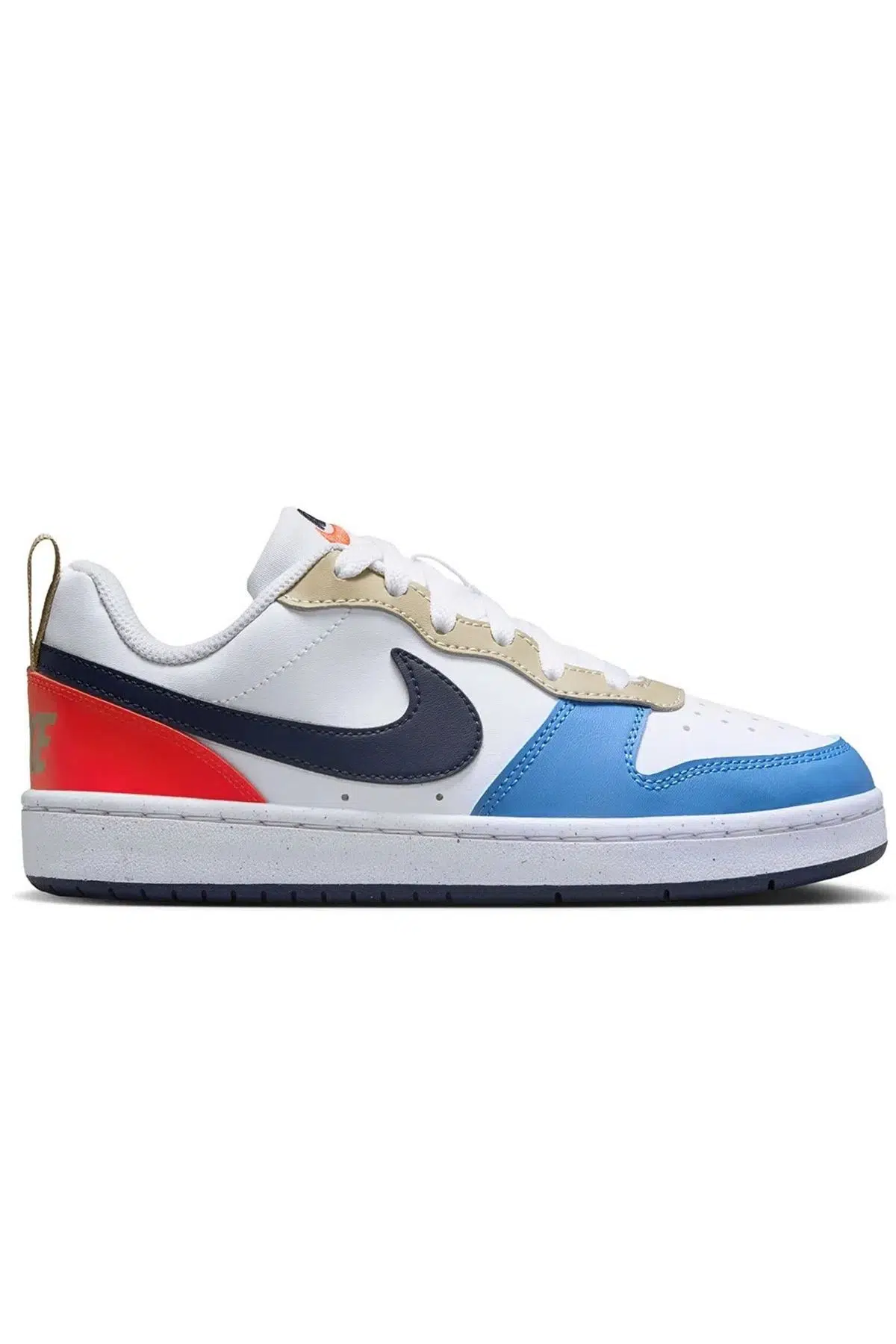 Nike Court Borough Low GS Recraft Beyaz-Mavi Günlük Spor Ayakkabı