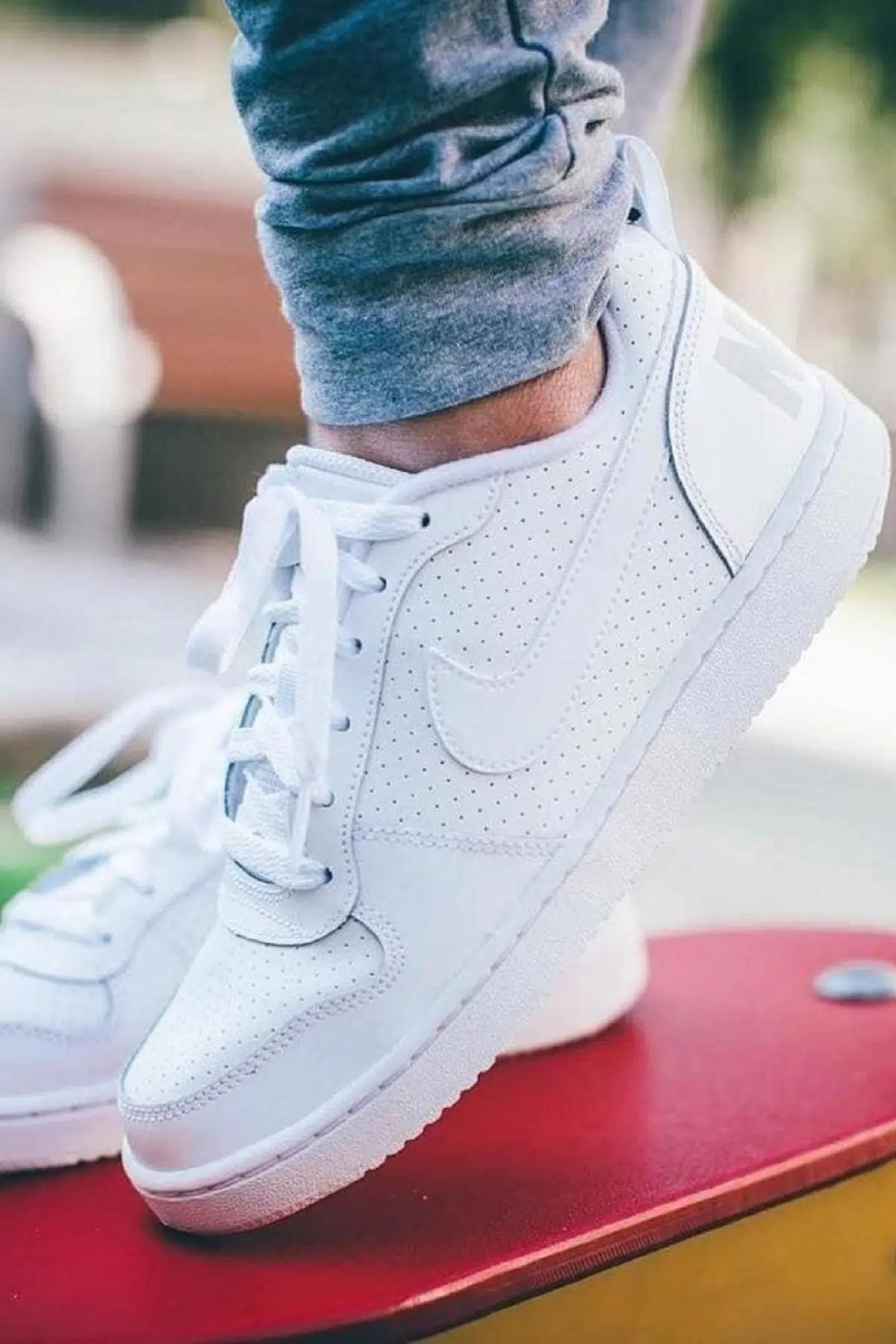 Nike Court Borough Low S. L. White Sneaker Günlük Beyaz Spor Ayakkabı