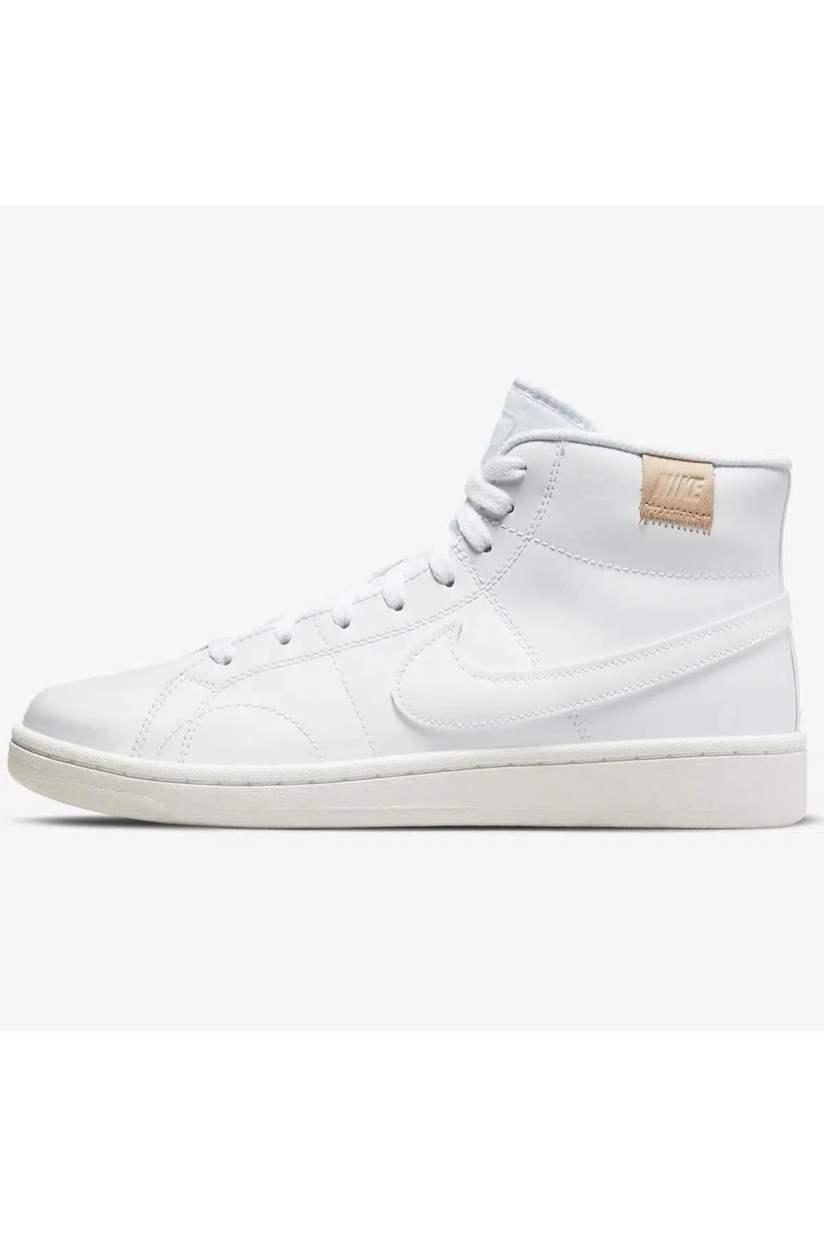 Nike Court Royale 2 Mid Leather Sneaker Hakiki Deri Yüksek Bilek Günlük Spor Ayakkabı Beyaz