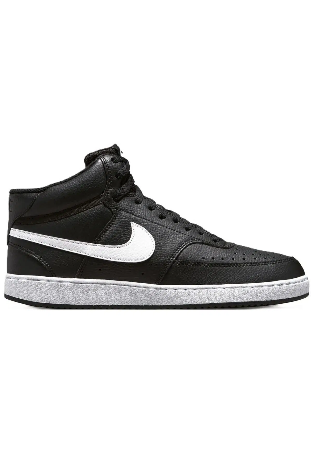 Nike Court Vision Mid Sneaker Bilekli Günlük Siyah Spor Ayakkabı 