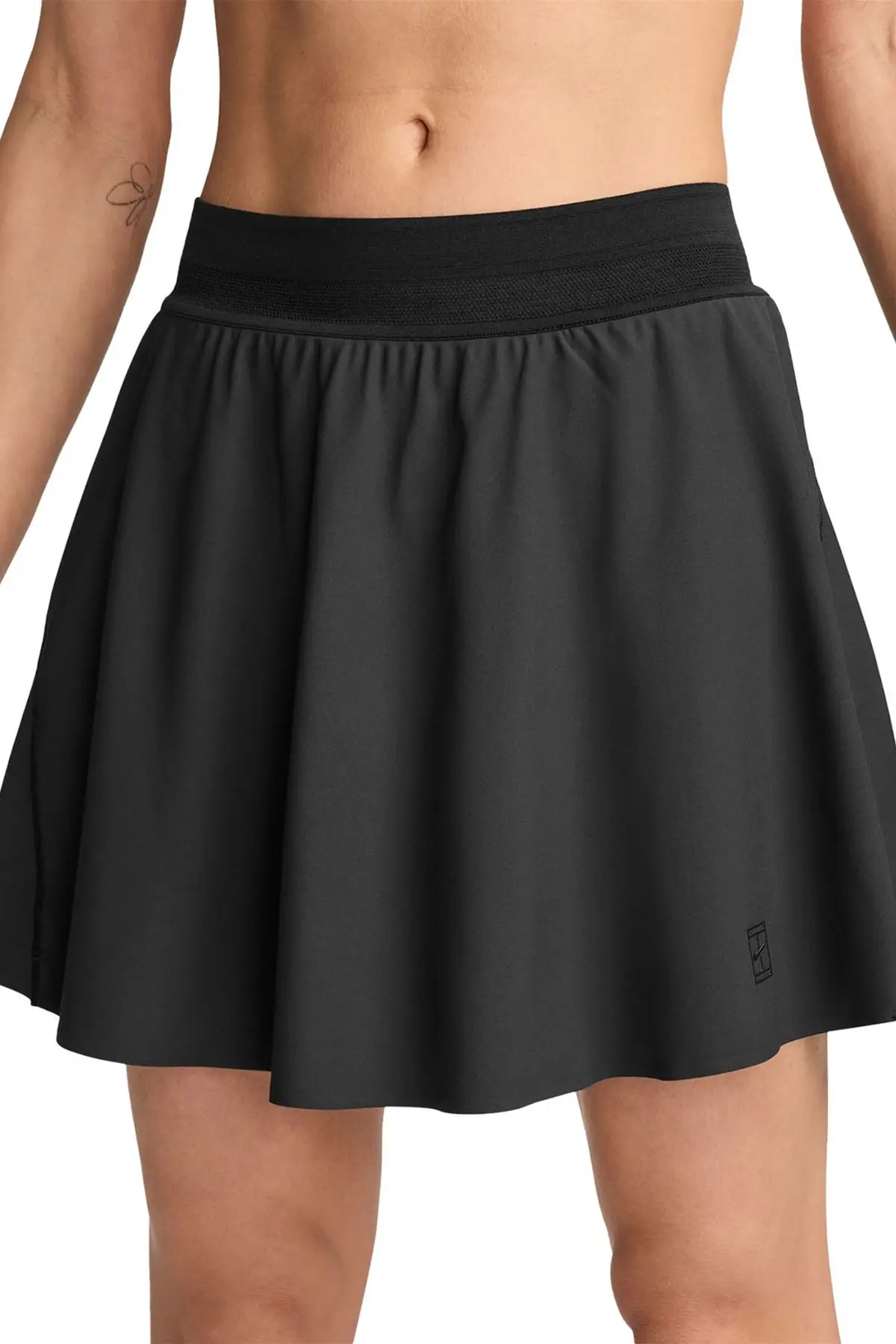 FZ6726-010 Nike Cout Dri-Fit Advantage Tenis Skirt İç Cepli Pileli Kadın Tenis Eteği Siyah