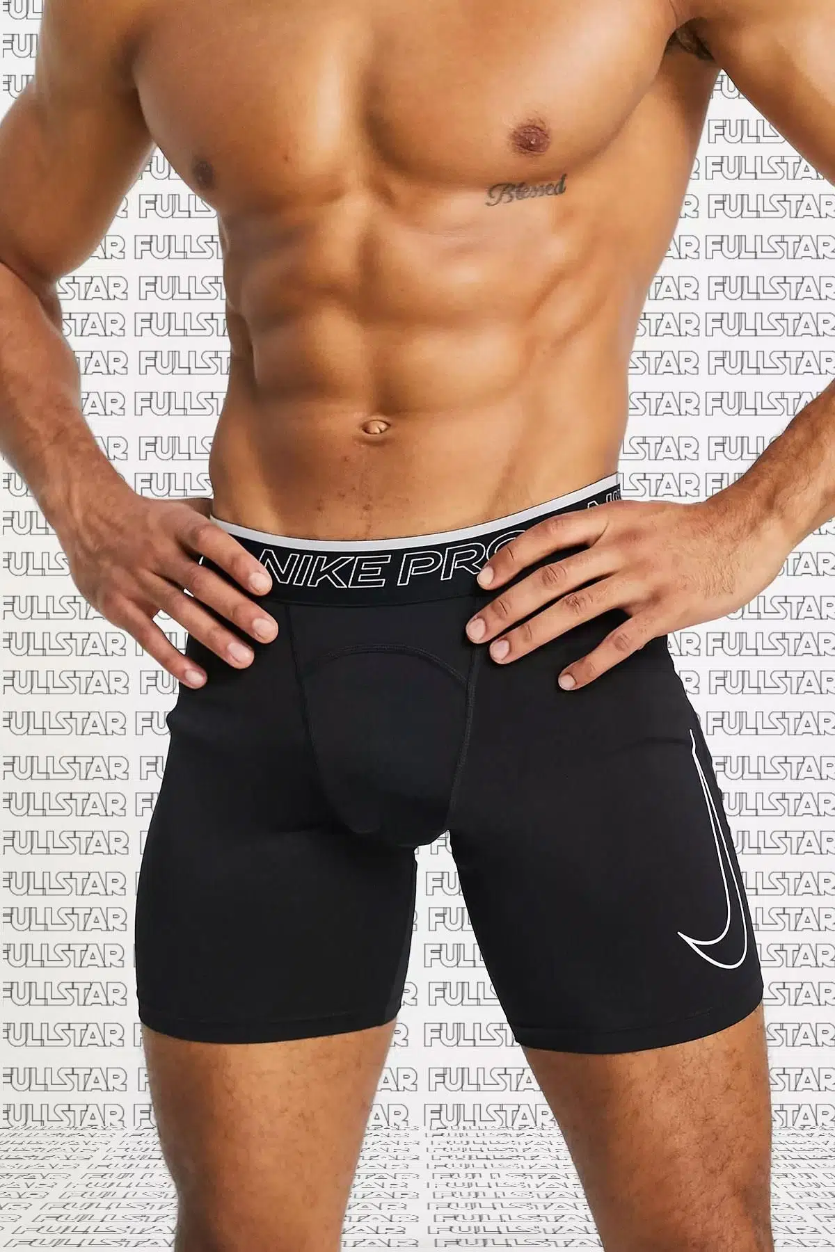 Nike Pro Dri Fit Training Run Shorts Tights Erkek Antrenman Şortu Siyah Boxer