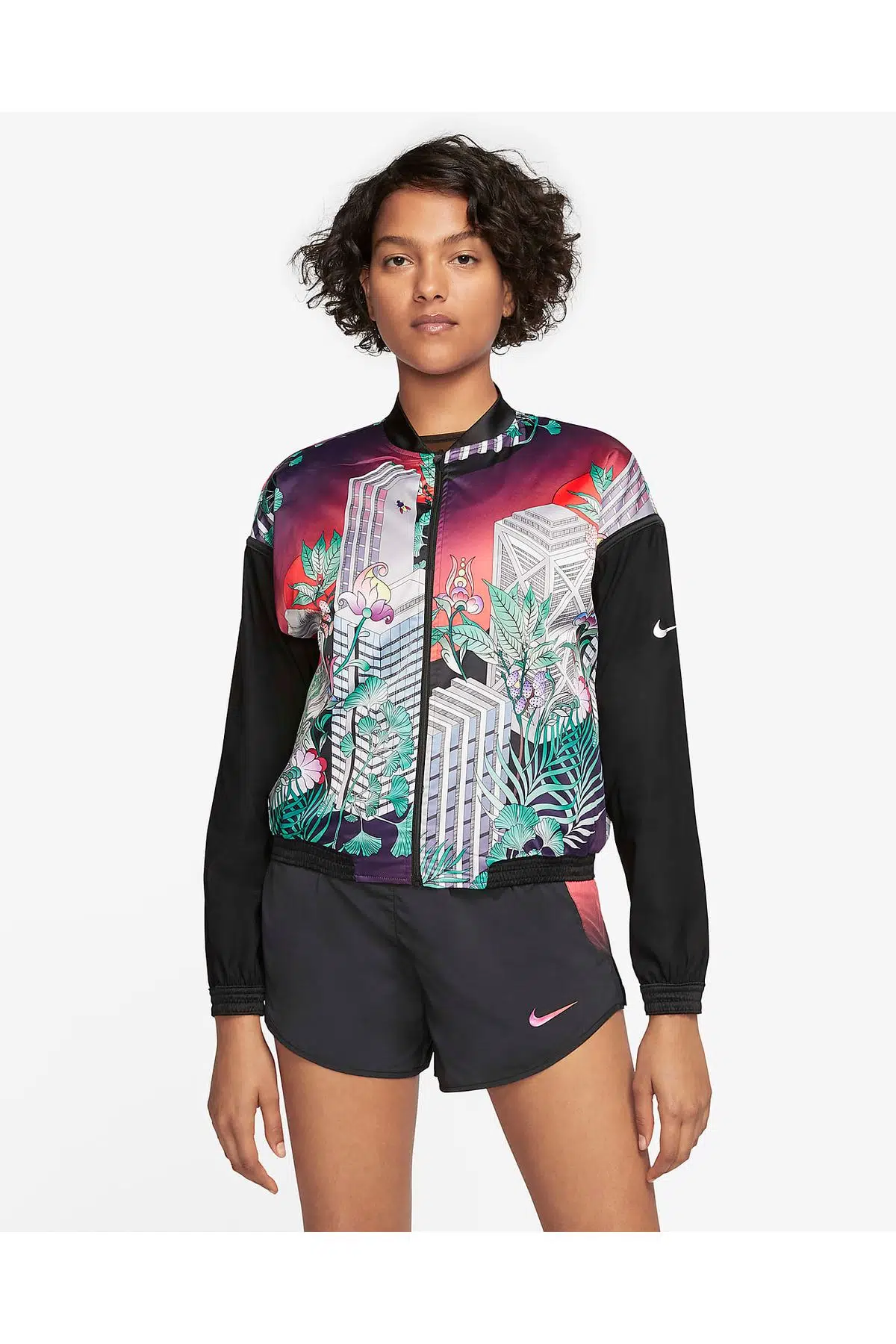 Nike Dri-Fit Çift Taraflı Kadın Koşu Yürüyüş Ceketi Reversible Running Jacket CJ4976-010