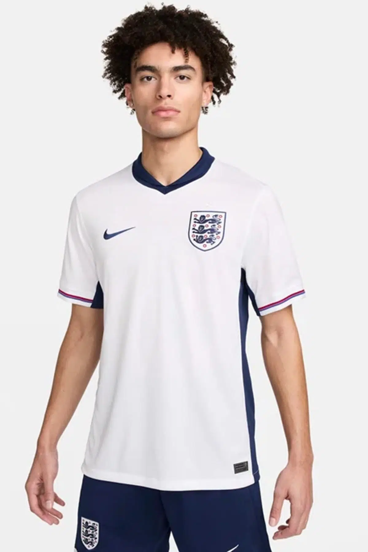 Nike Dri-Fit England 2024-2025 Home Stadium Mach Jersey İngiltere İç Saha Futbol Forması Beyaz