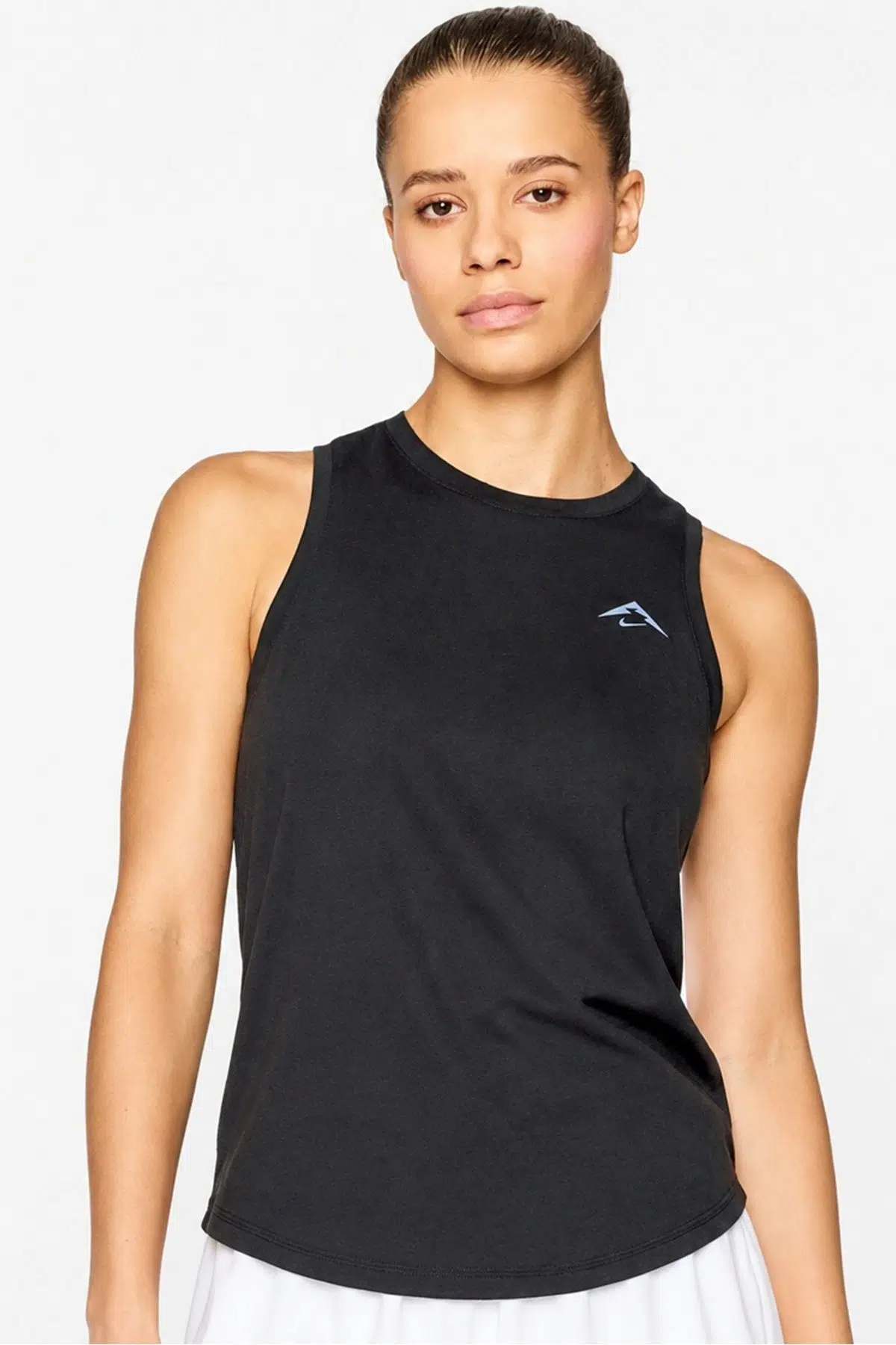 Nike Trail Women's Dri Fit Running Slim Fit Tank Top Black Kadın Koşu Antrenman Atleti Siyah