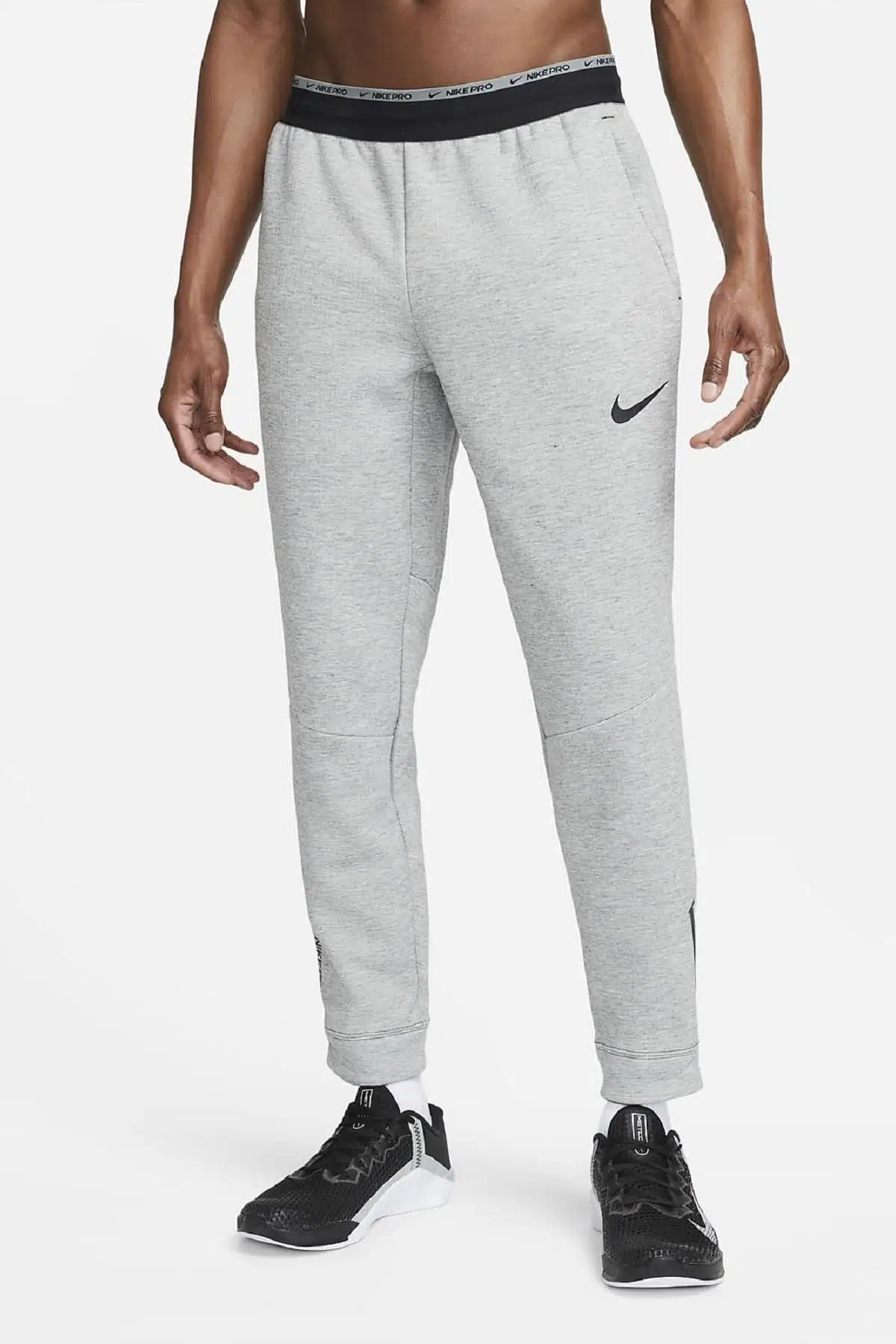 Nike Pro Therma-FIT Trousers Melanj Loose Fit Bol Kesim Eşofman Altı DD