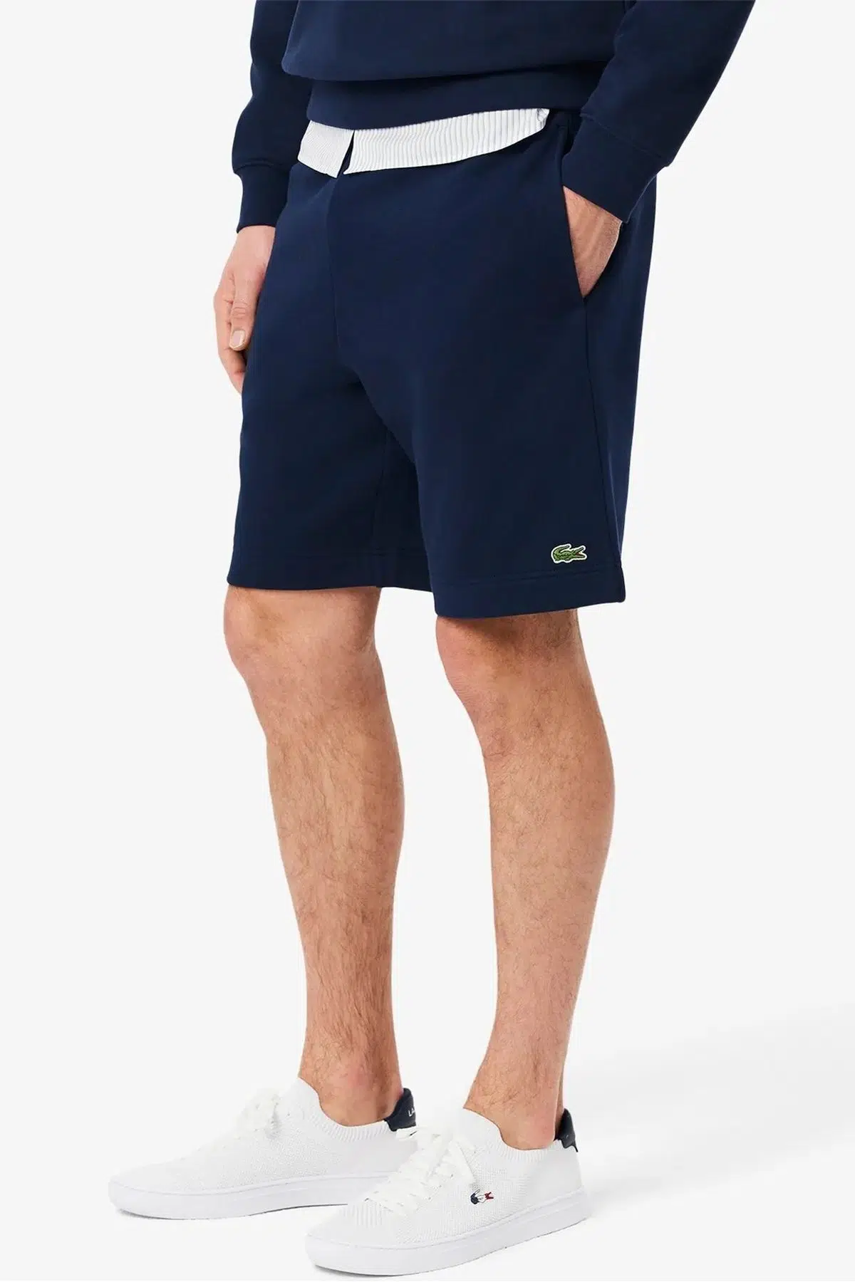 Lacoste Mens Reguler Fit Logo Cotton Shorts Erkek Pamuk Şort Lacivert