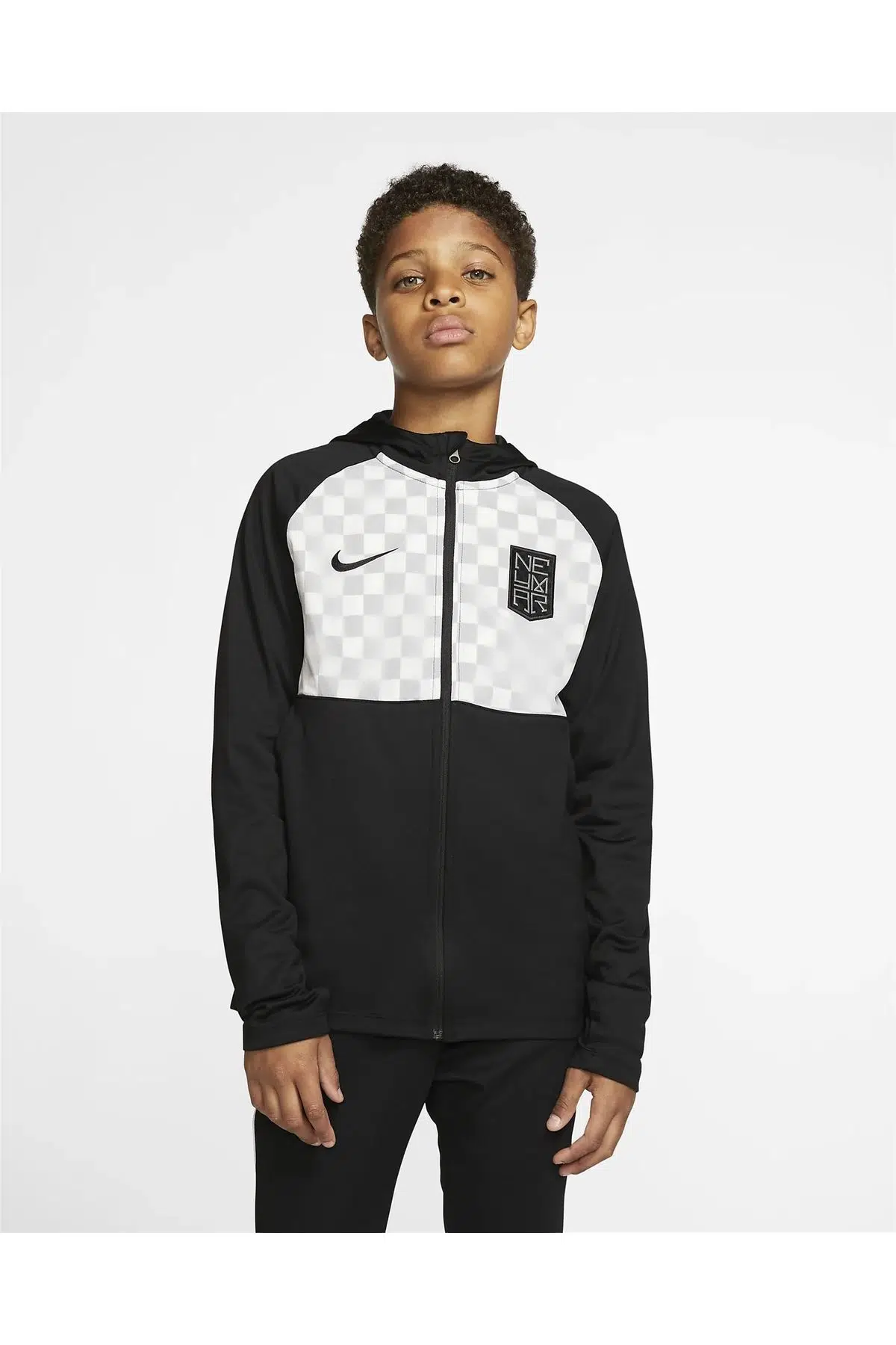Nike Dri-Fit Neymar Jr. Football Kapüşonlu Çocuk Sweatshirt AT5728-010