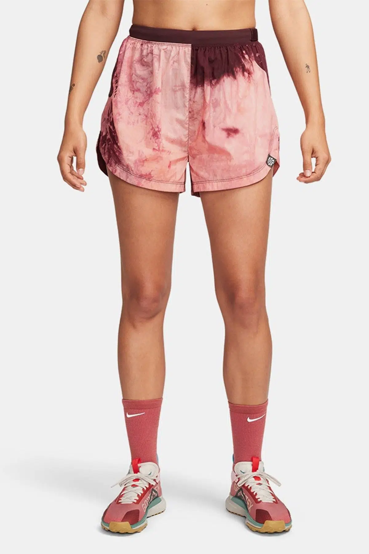 Nike Dri Fit Repel 3 İn Womens Running Short Fermuar Cepli Kadın Koşu Şortu Turuncu