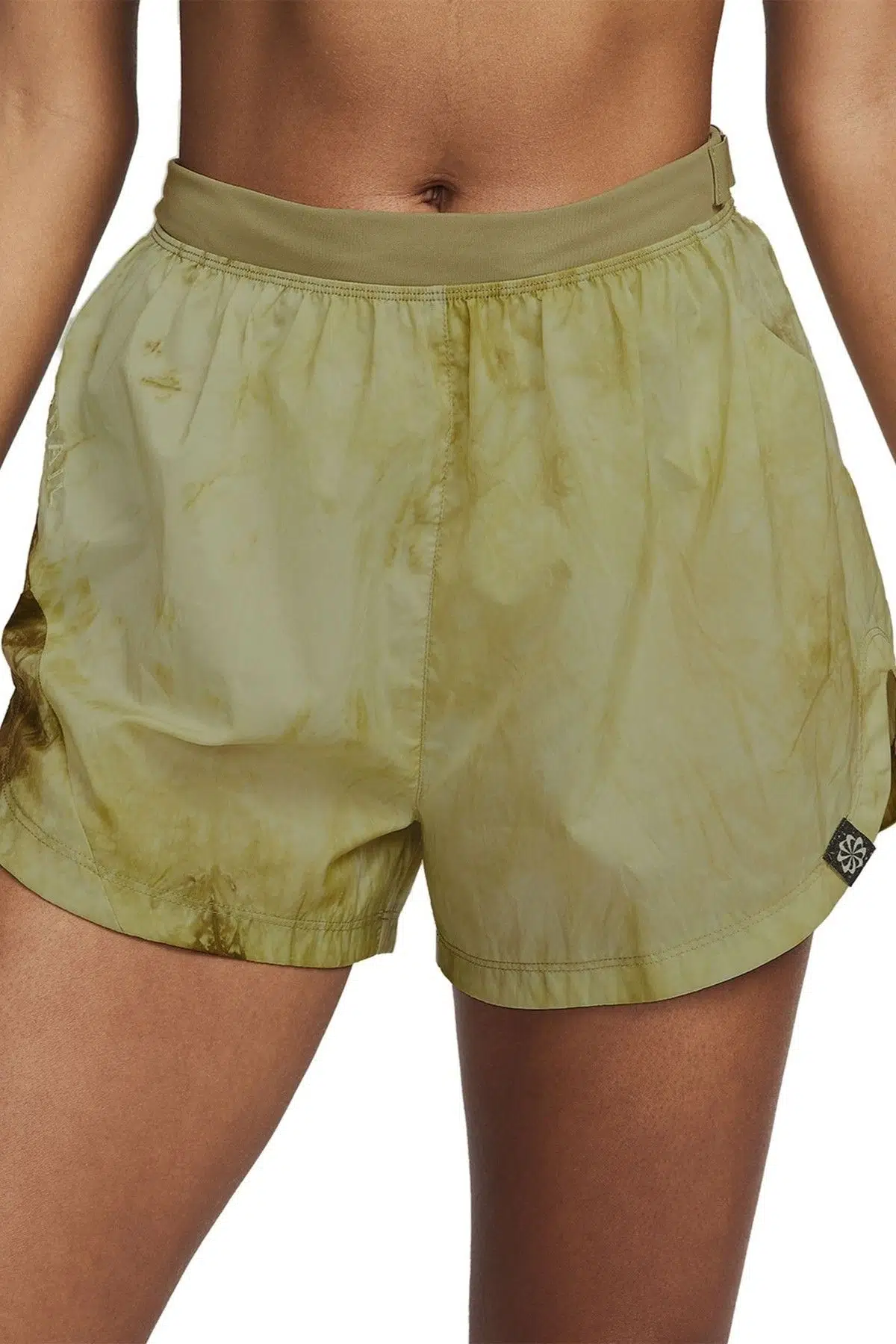 Nike Dri Fit Repel 3 İn Womens Running Short Fermuar Cepli Kadın Koşu Şortu Yeşil