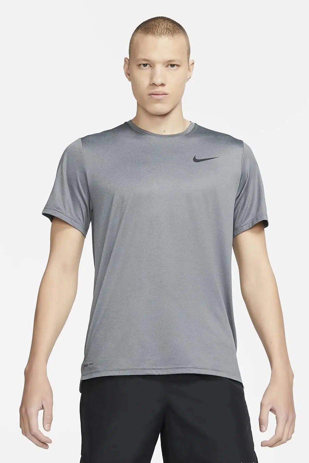 Nike Dri Fit Superset Top Mens Training Tee Erkek Koşu Antrenman Tişörtü Gri