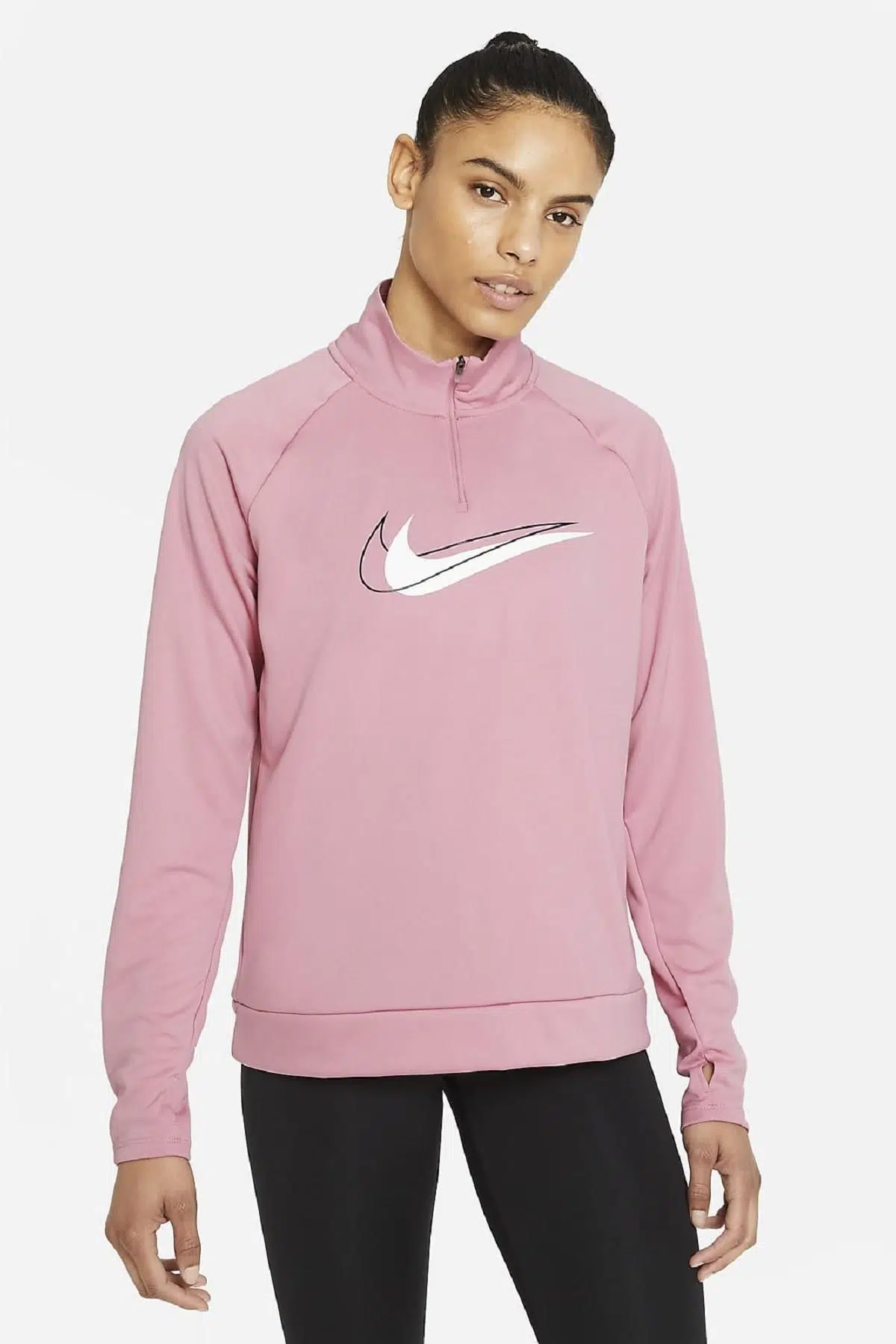 Nike Dri-Fit Swoosh Running Half-Zip Sweatshirt Yarım Fermuar Antreman Üstü 