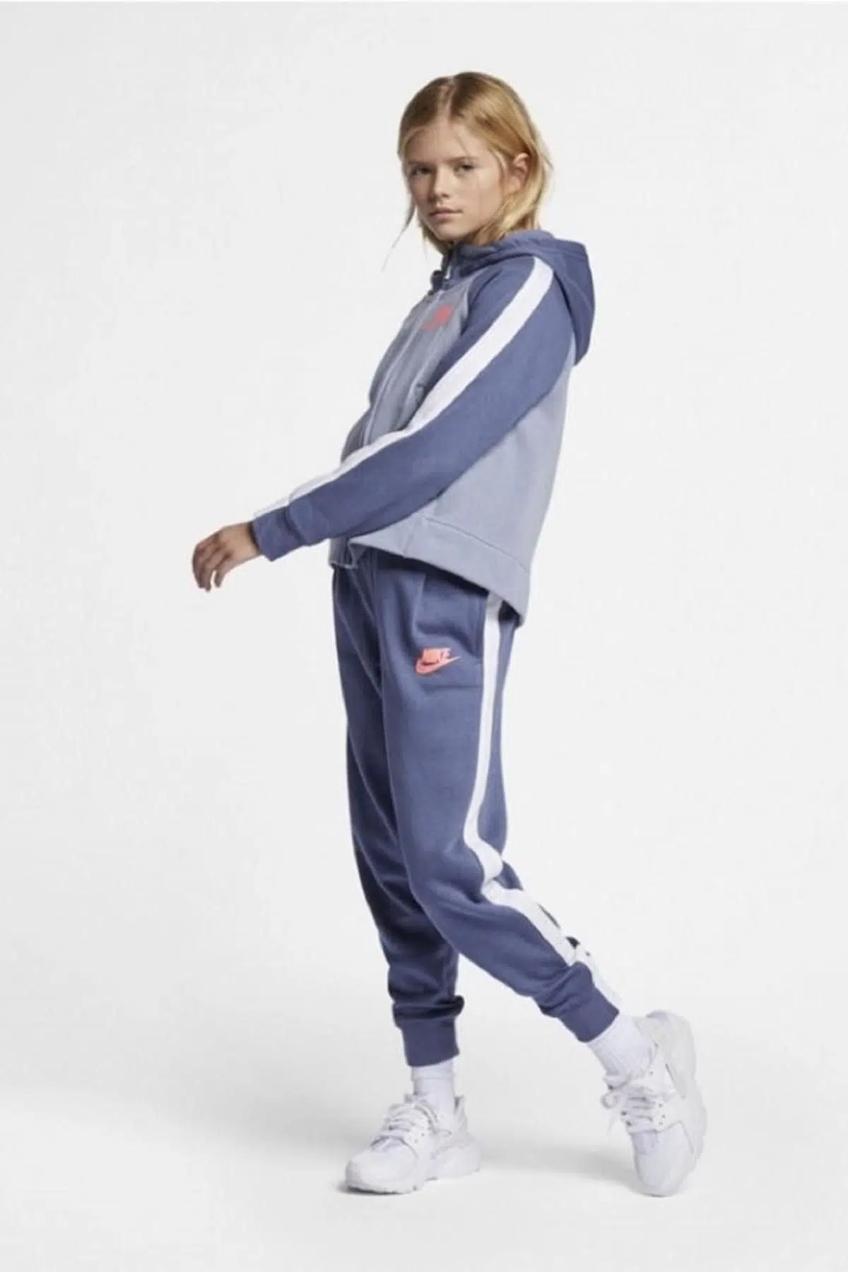 Nike Sportswear Full Track Suit Fleece Girl Kız Çocuk Eşofman Takımı Pamuklu