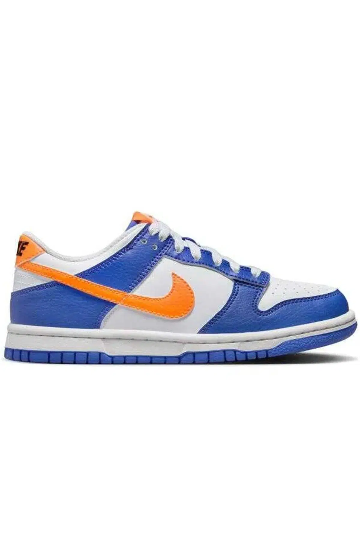 Nike Dunk Low GS Leather Unisex Sneaker Hakiki Deri Beyaz Mavi Günlük Spor Ayakkabı