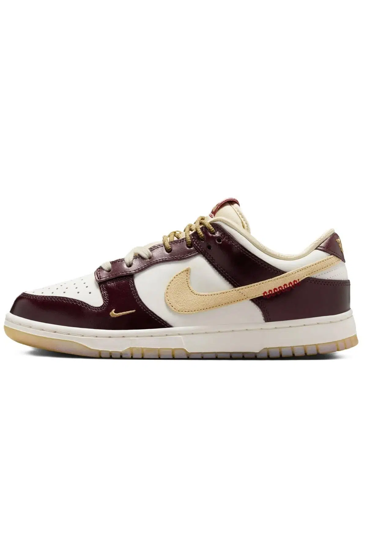 Nike Dunk Low LX'Year Of The Snake'Leather Unisex Sneaker Hakiki Deri Unisex Günlük Spor Ayakkabı Krem
