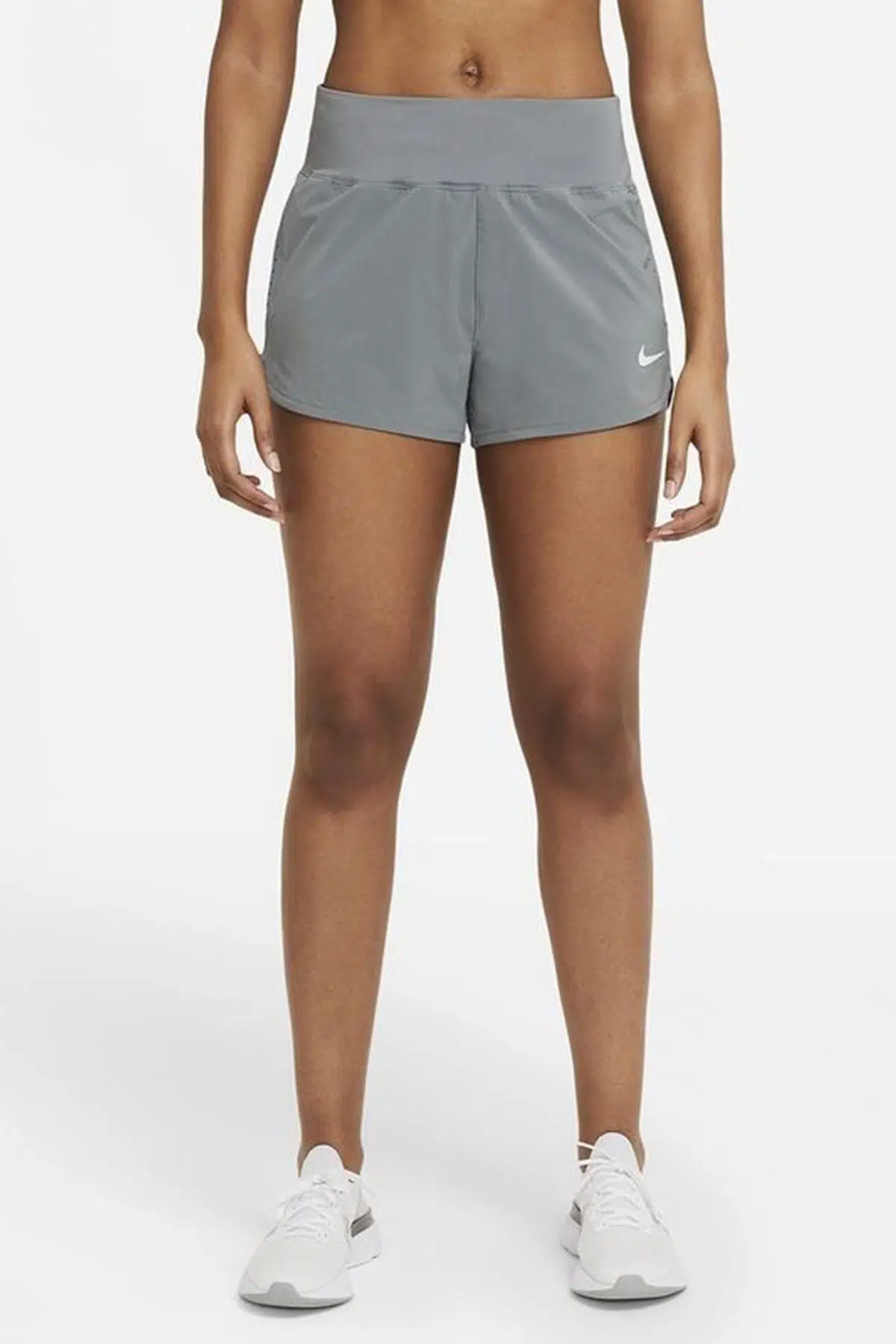 Nike Eclipse Womens Running Short Gray Kadın Koşu Şortu Gri