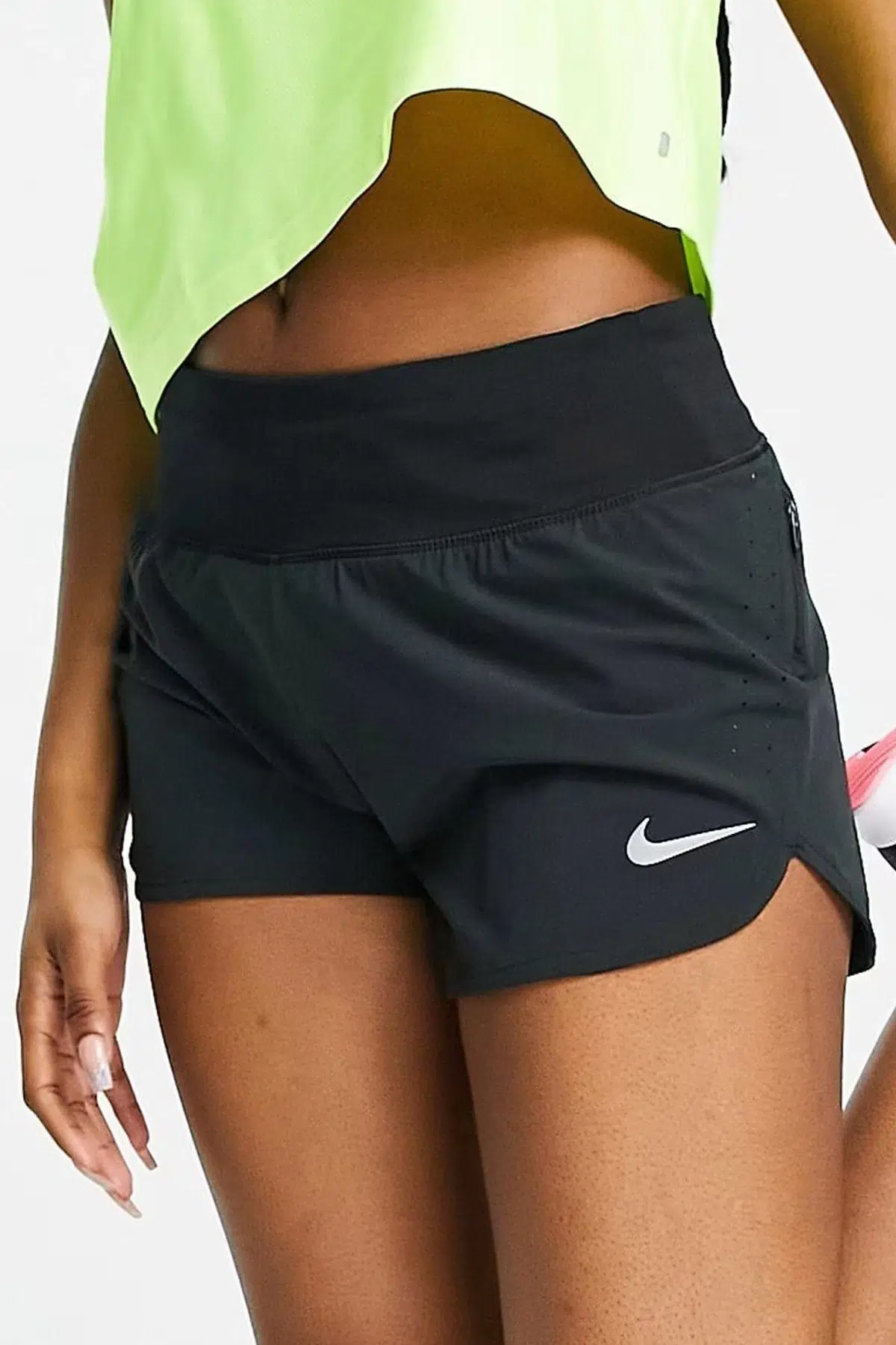 Nike Eclipse Womens Running 3 inç Short Black Kadın Koşu Şortu Siyah