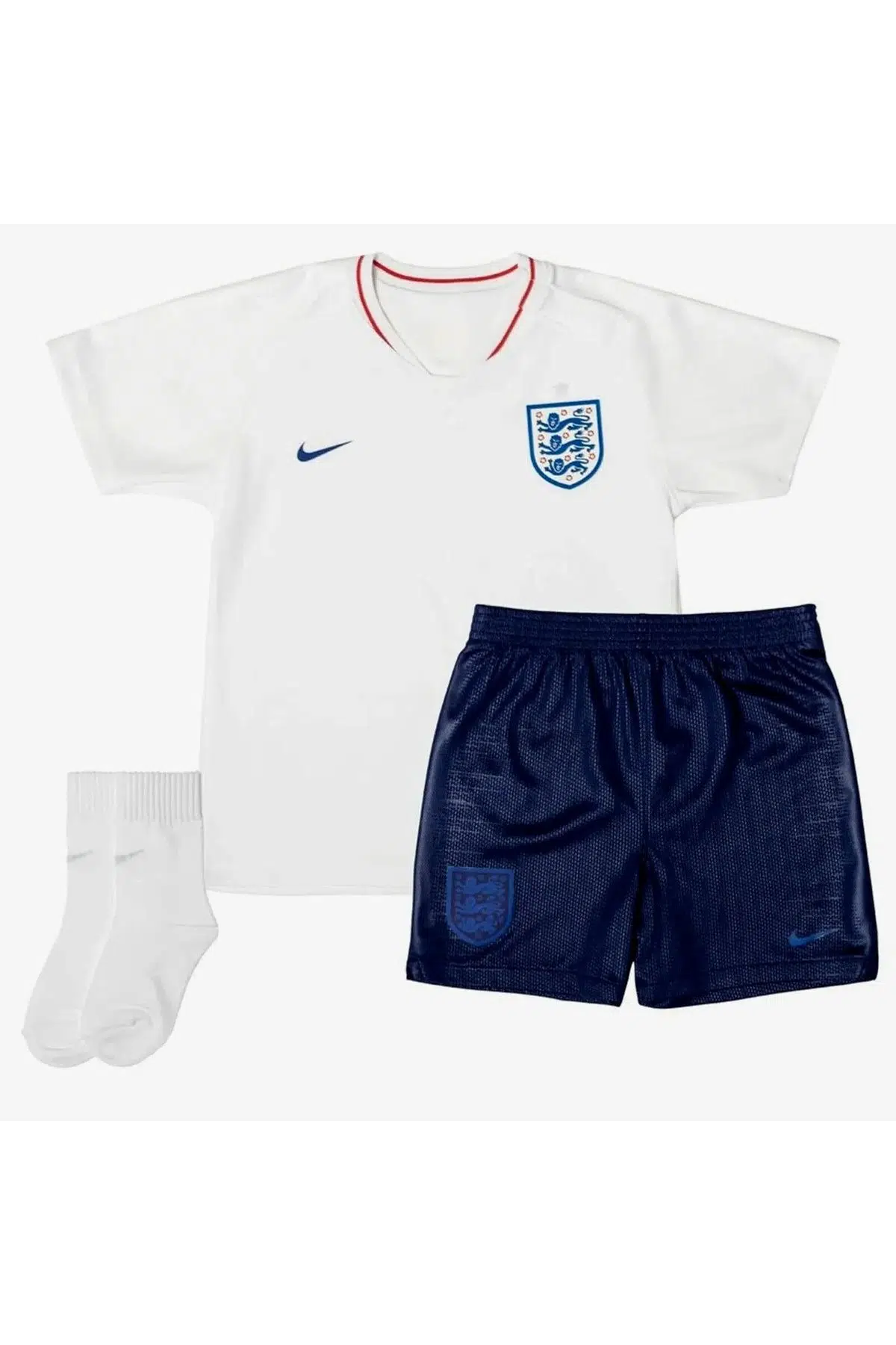 Nike England Home Shirt Word Cup 2018 Baby-Kit İngiltere Çoraplı Bebek Forma Takımı Beyaz