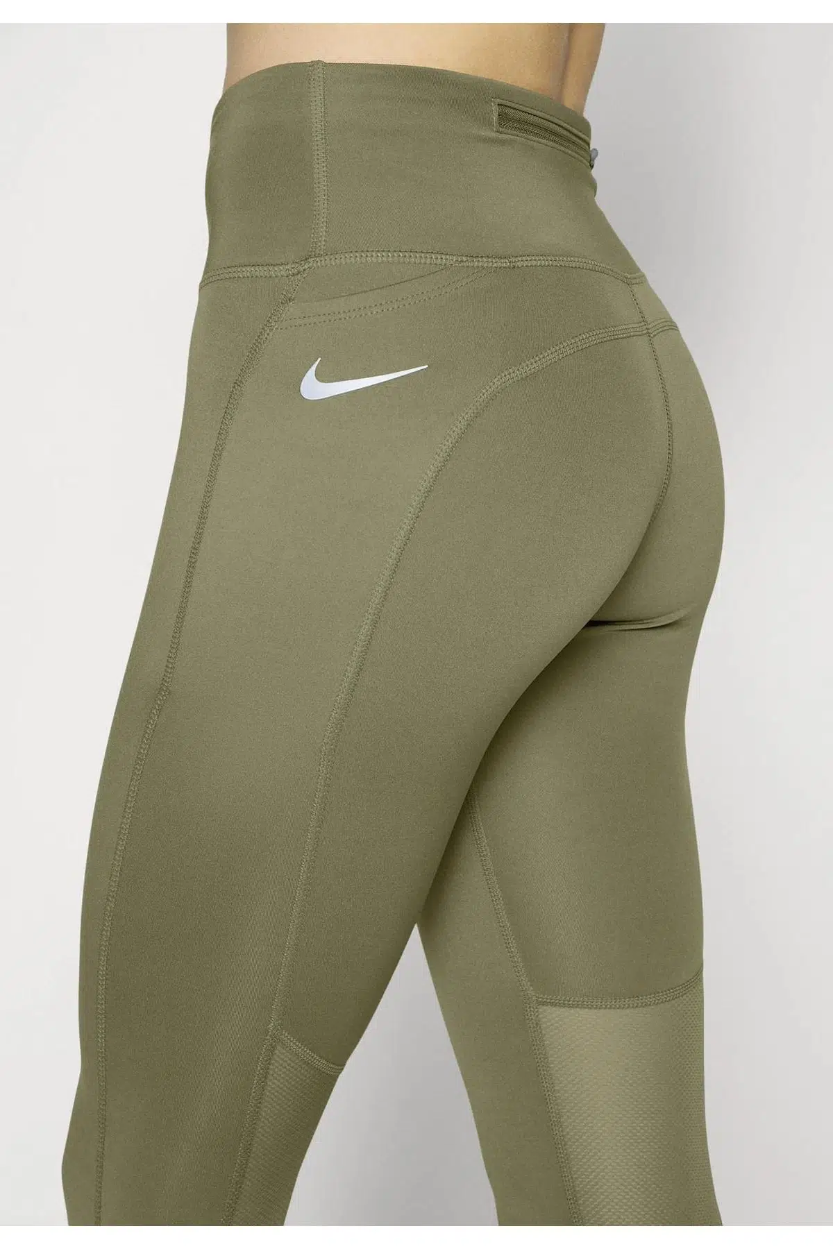 Nike Epic Fast Running Leggings Khaki Toparlayıcı Kadın Tayt Haki