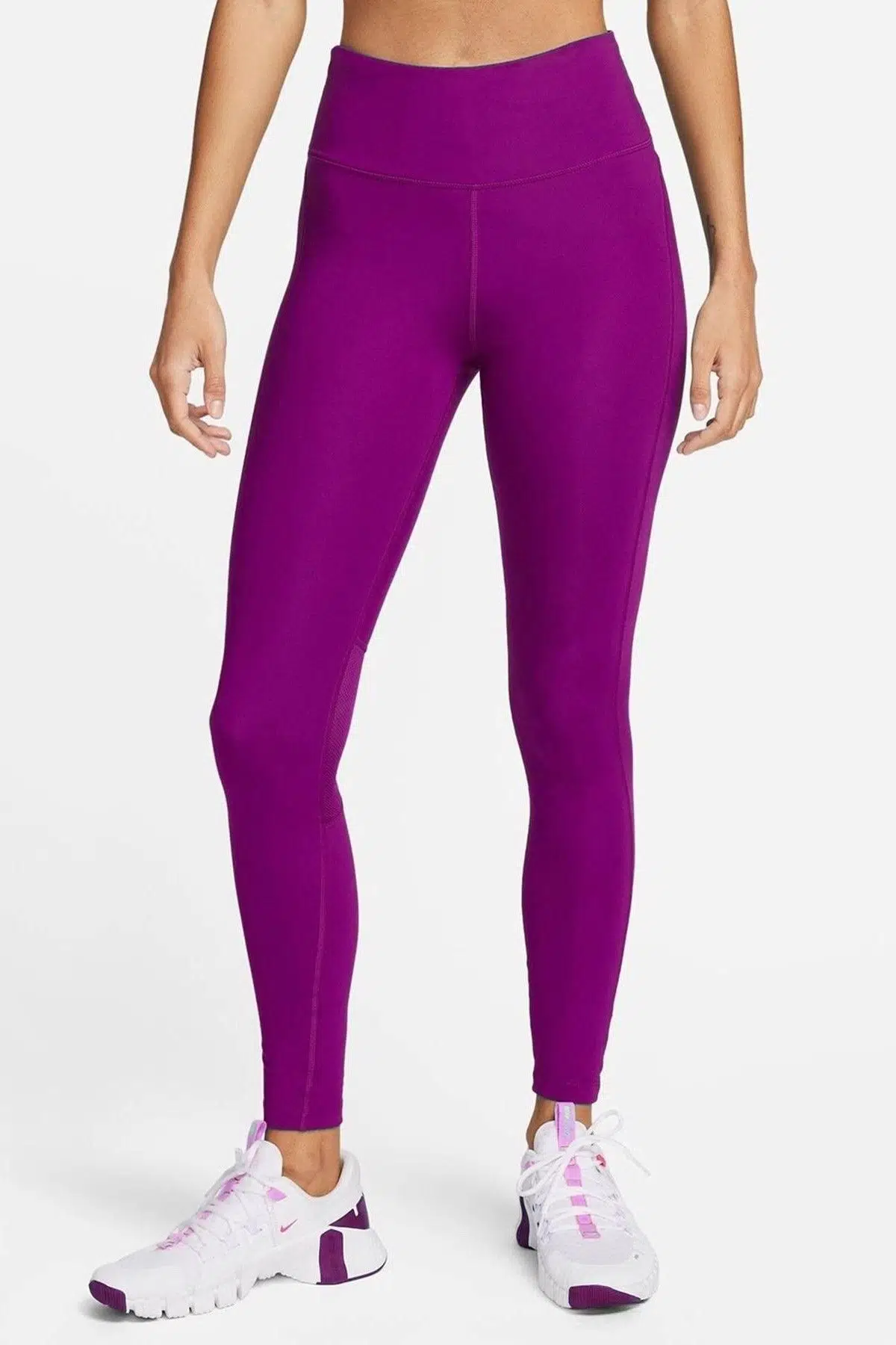 Nike Epic Fast Running Mid Rise Full Length Toparlayıcı Kadın Tayt Mor