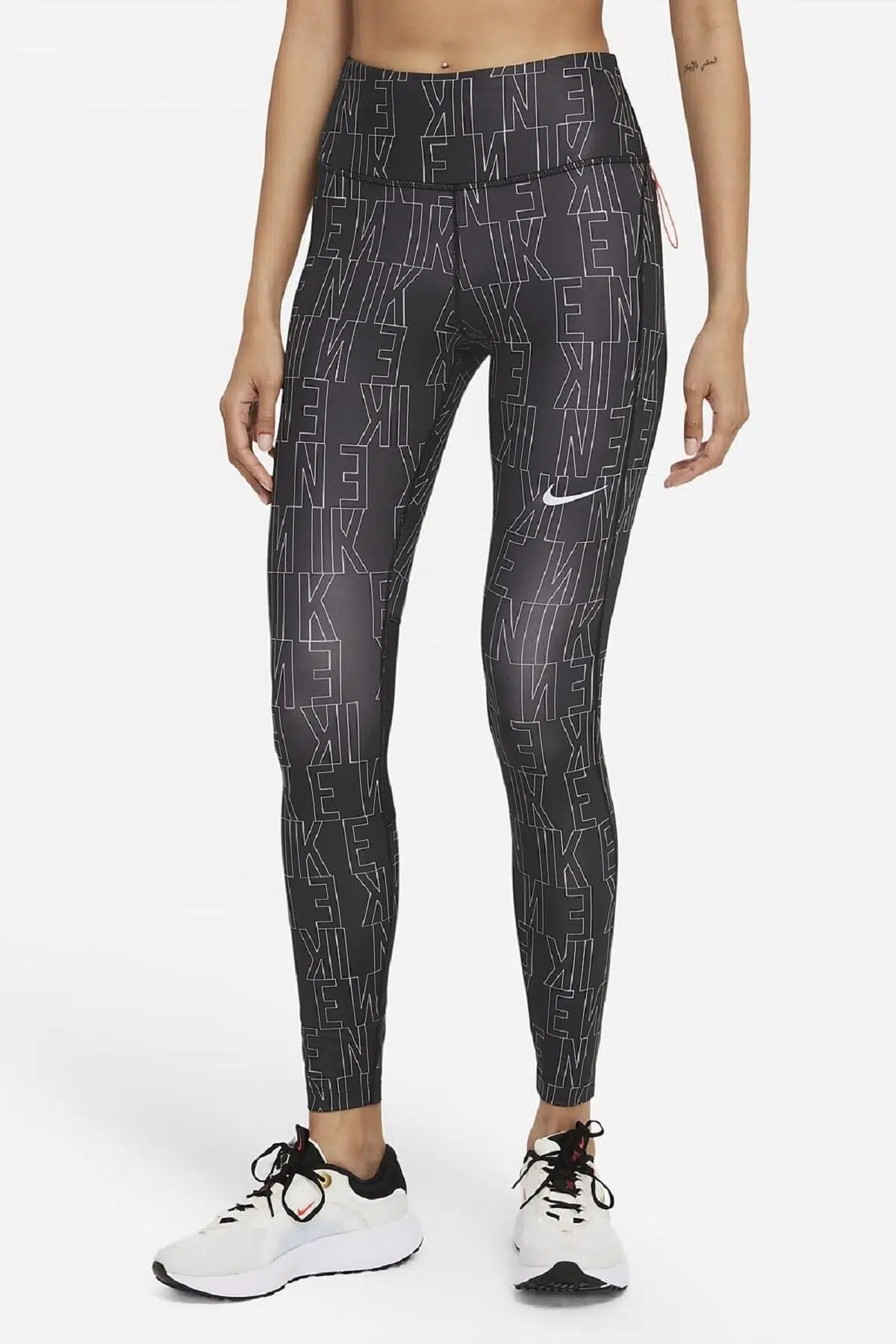 Nike Epic Faster Run Division Toparlayıcı Koyu Siyah Kadın Tayt