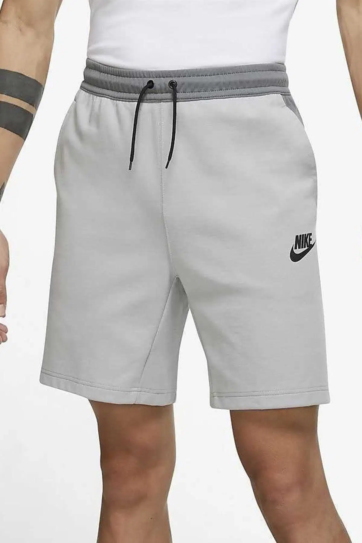 Nike Sportswear Tech Shorts Unisex Grey Pamuk Polyester Karışımlı Erkek Şort Gri