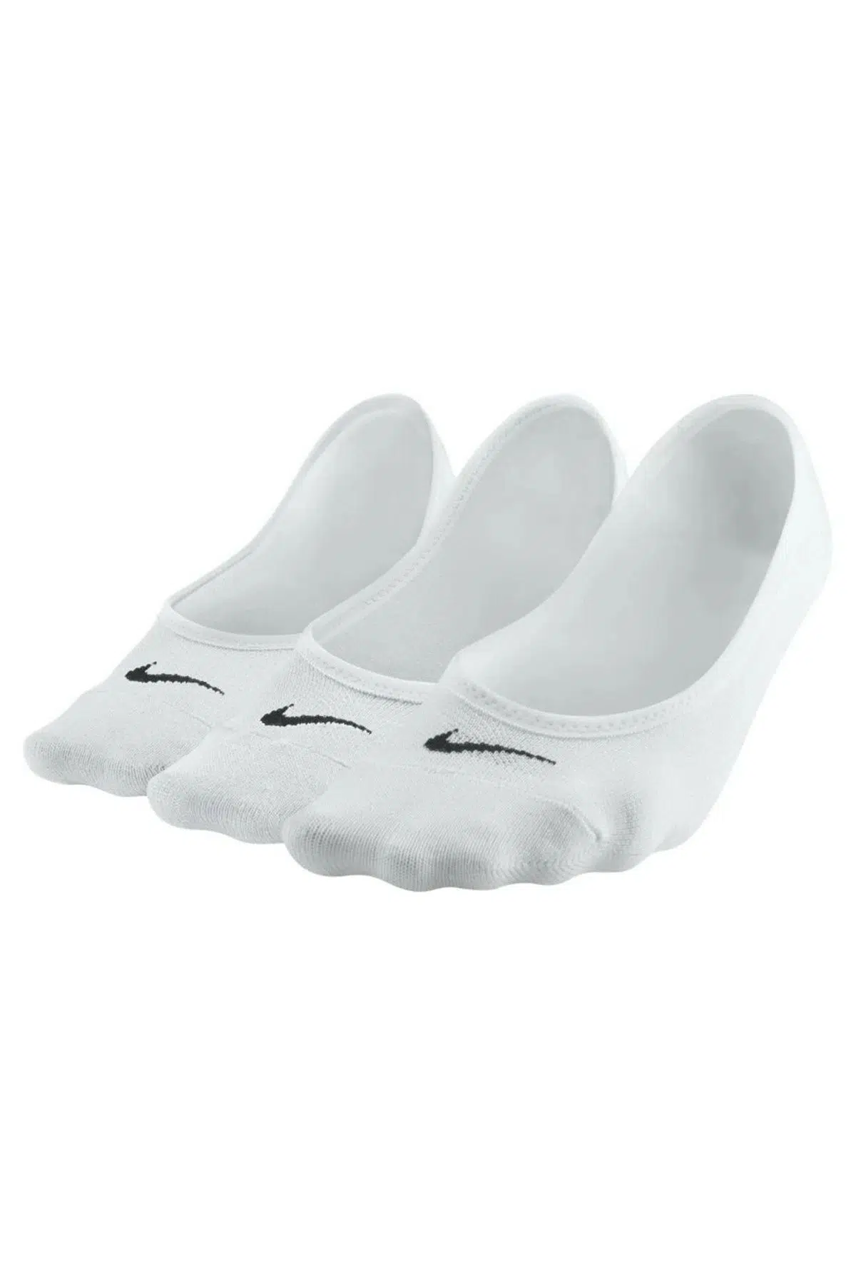 Nike Everyday Lightweight Women's Training Footie Socks 3lü Babet Çorap Beyaz