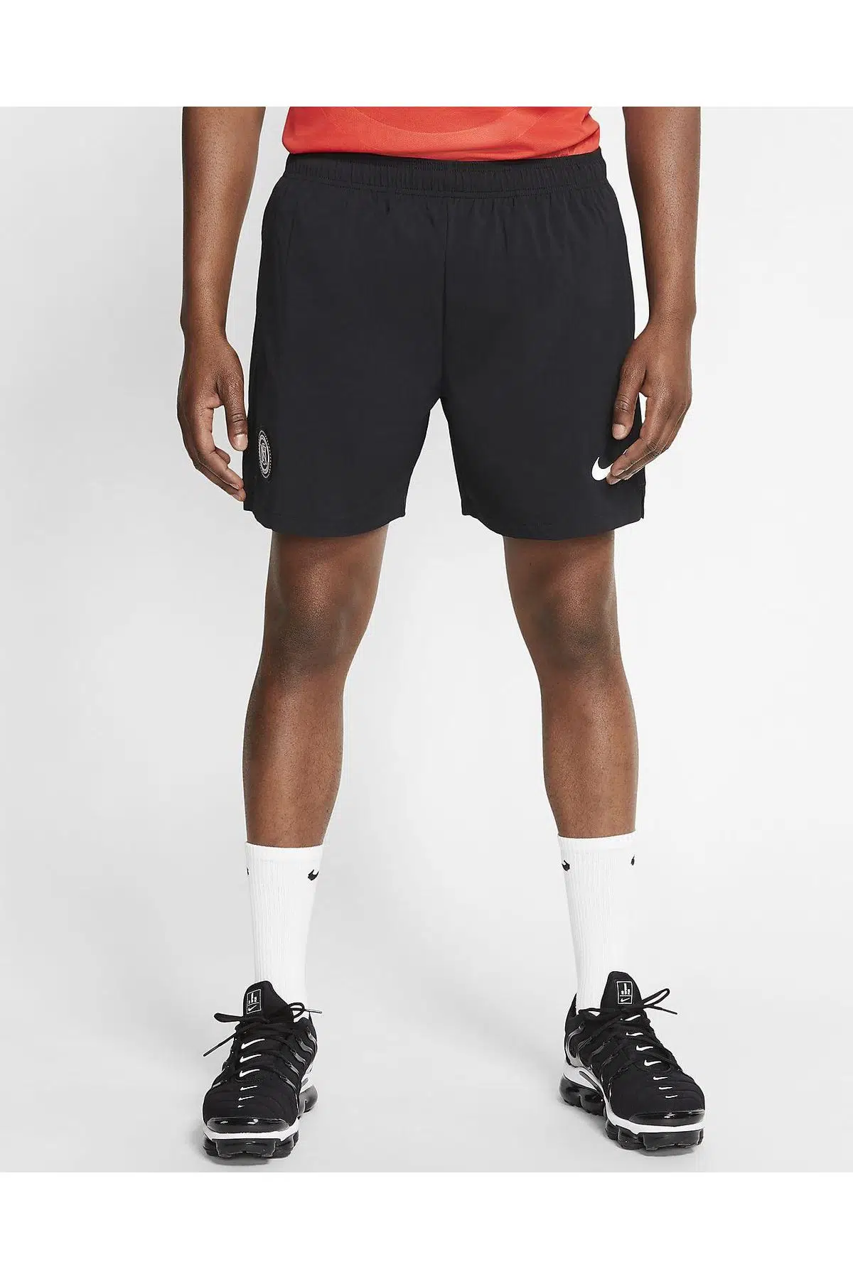 Nike FC Fermuarlı Cepli, Kısa Siyah Erkek Şortu