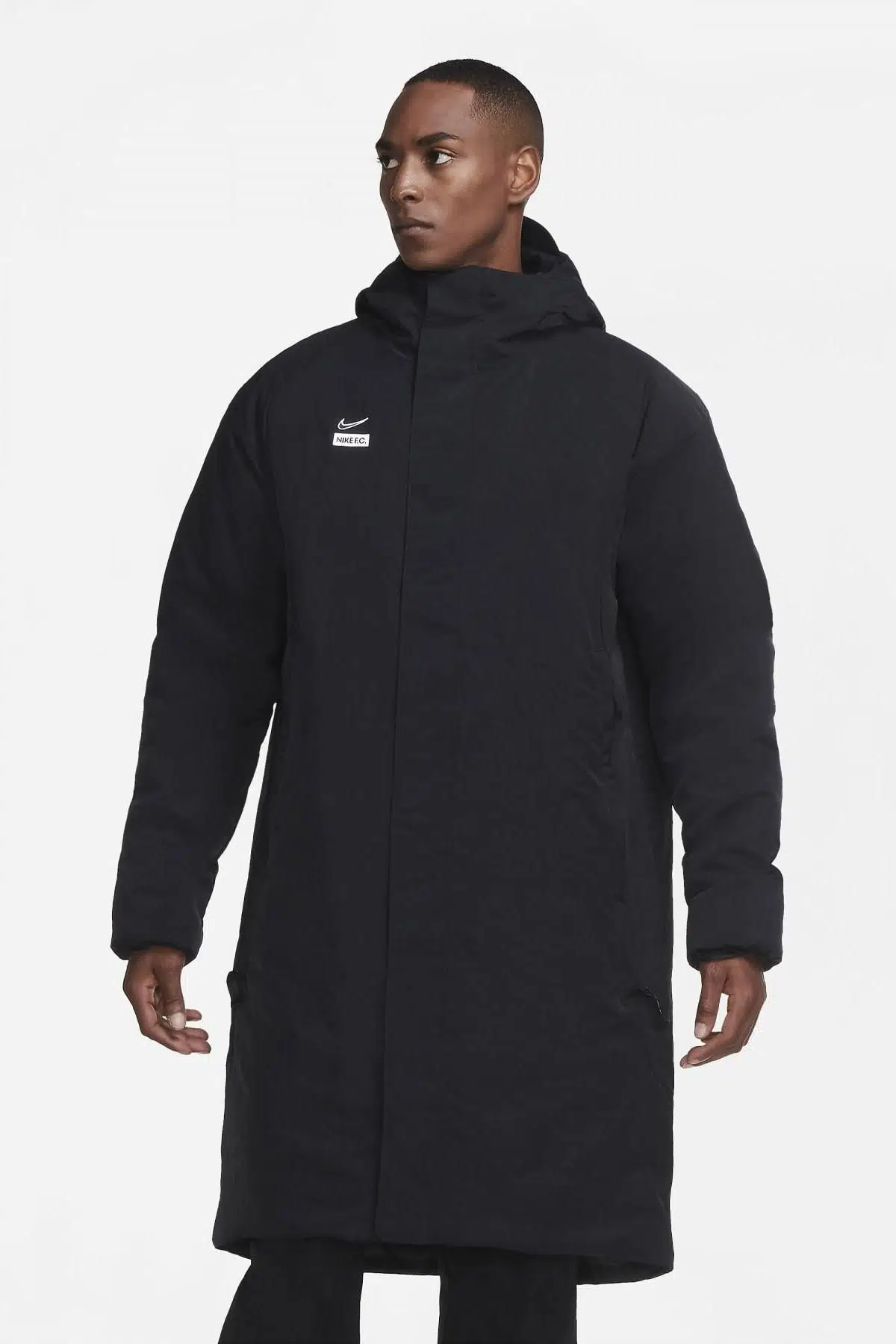 Nike FC Water Rpl Loose Fit Parka Geniş Kalıp Uzun Mont