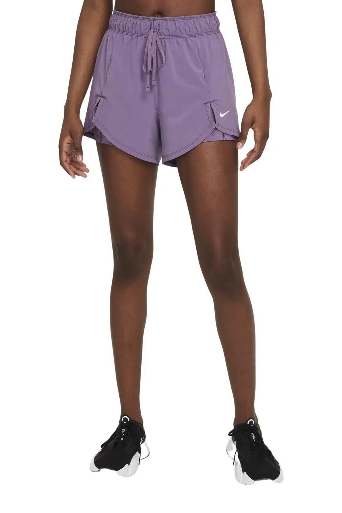 Nike Flex Essential 2-in-1 Training Kadın Şortu Mor
