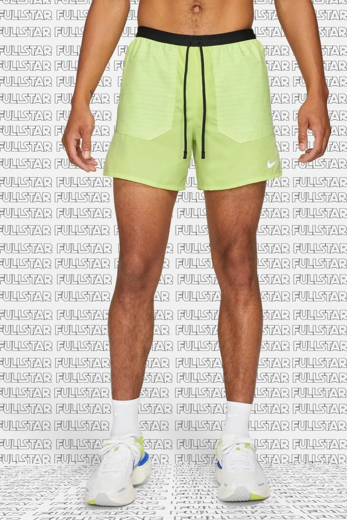 Nike Flex Stride Run Division 5inch Running Shorts Reflektörlü Sarı Koşu Şortu
