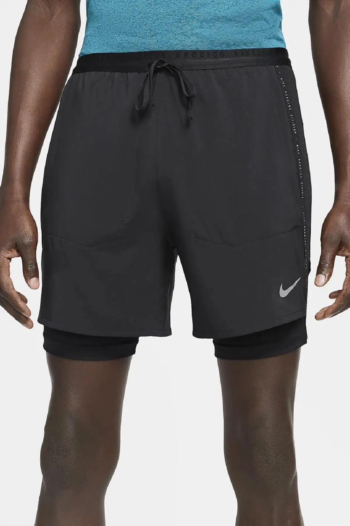 Nike Flex Stride Run Division Hybrid Running Men's Shorts Reflective Taytlı Koşu Şortu