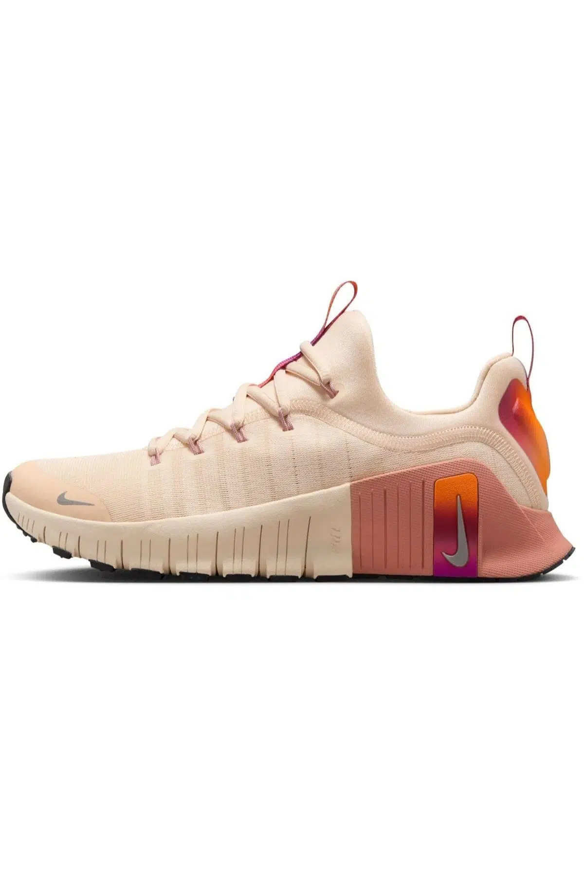 Nike Free Metcon 6 Special Edition Training Shoes Reflektörlü Kadın Yürüyüş Antrenman Ayakkabısı Krem