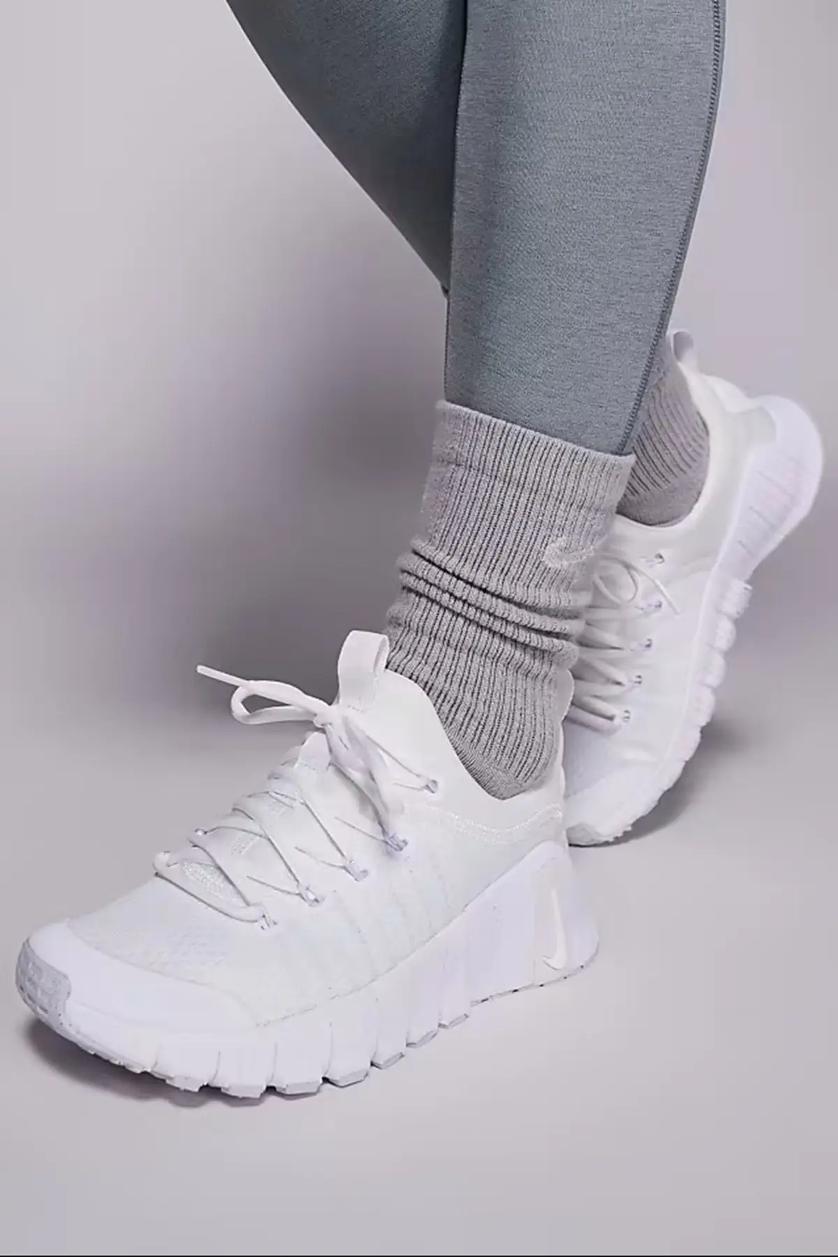 FJ7126-101 Nike Free Metcon 6 Training Shoes Kadın Yürüyüş Antrenman Ayakkabısı Beyaz