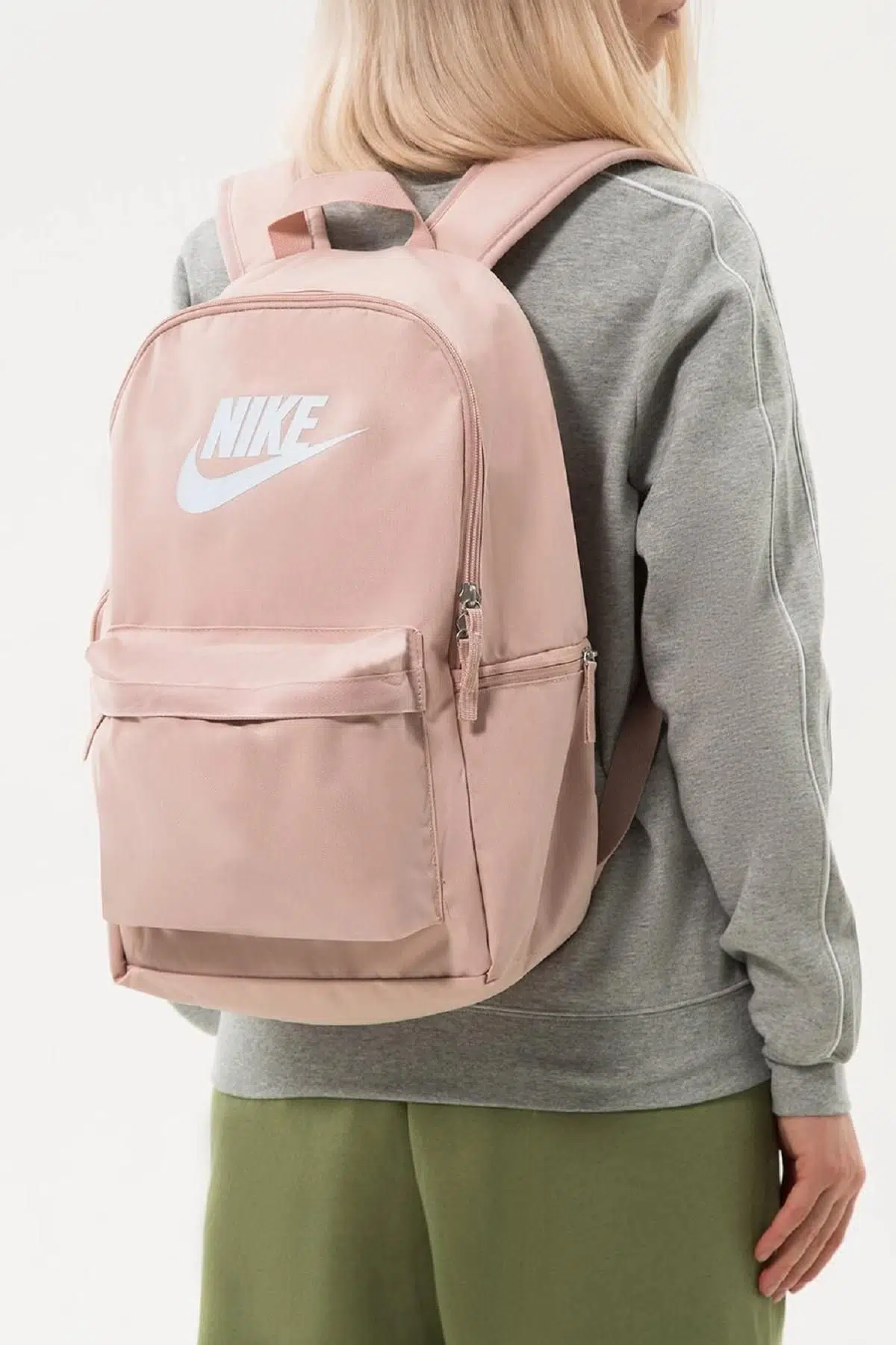 Nike Futura Backpack Pembe Laptop Günlük Okul Sırt Çantası 5 Gözlü 25Lt. 43x15x30