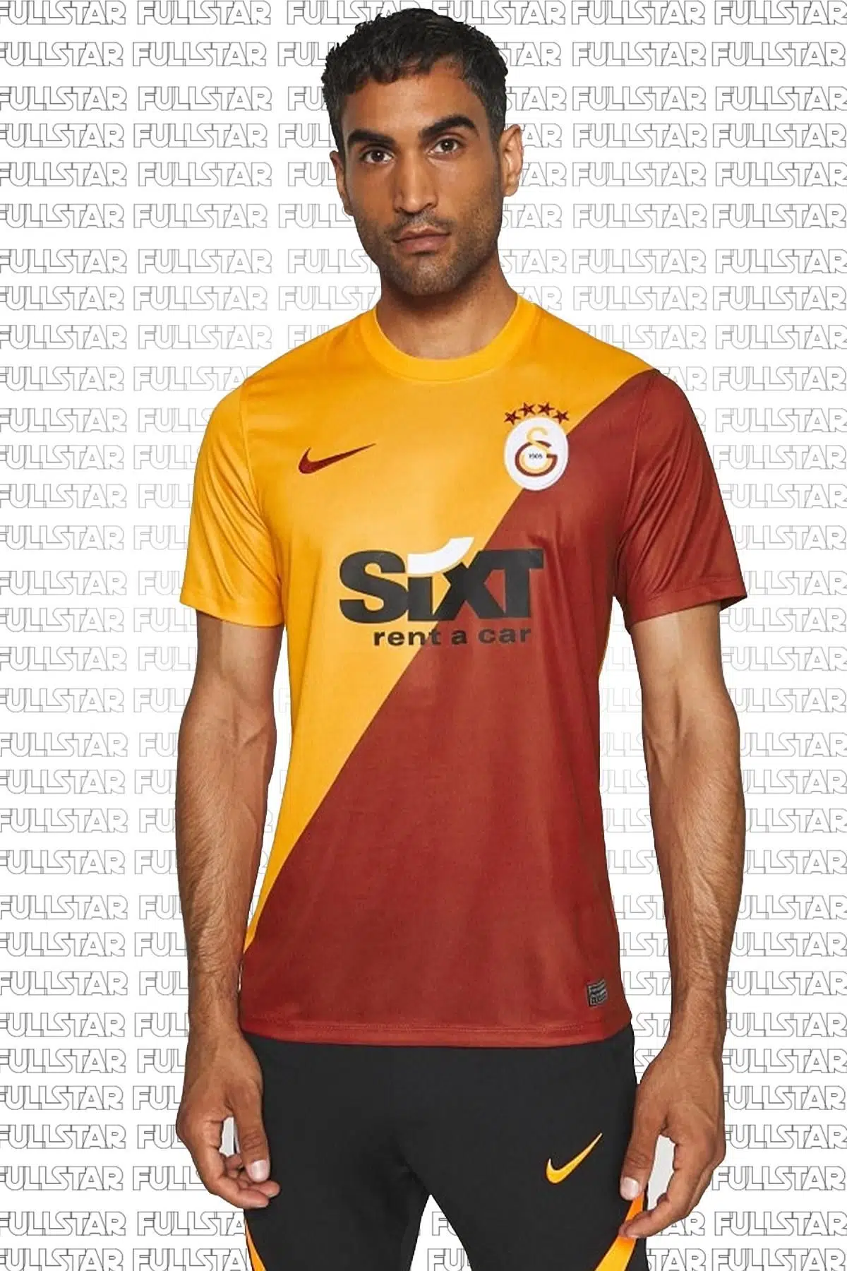 Nike Galatasaray GS 2021 2022 4 Yıldızlı Sixt Orijinal iç Saha Maç Forması 
