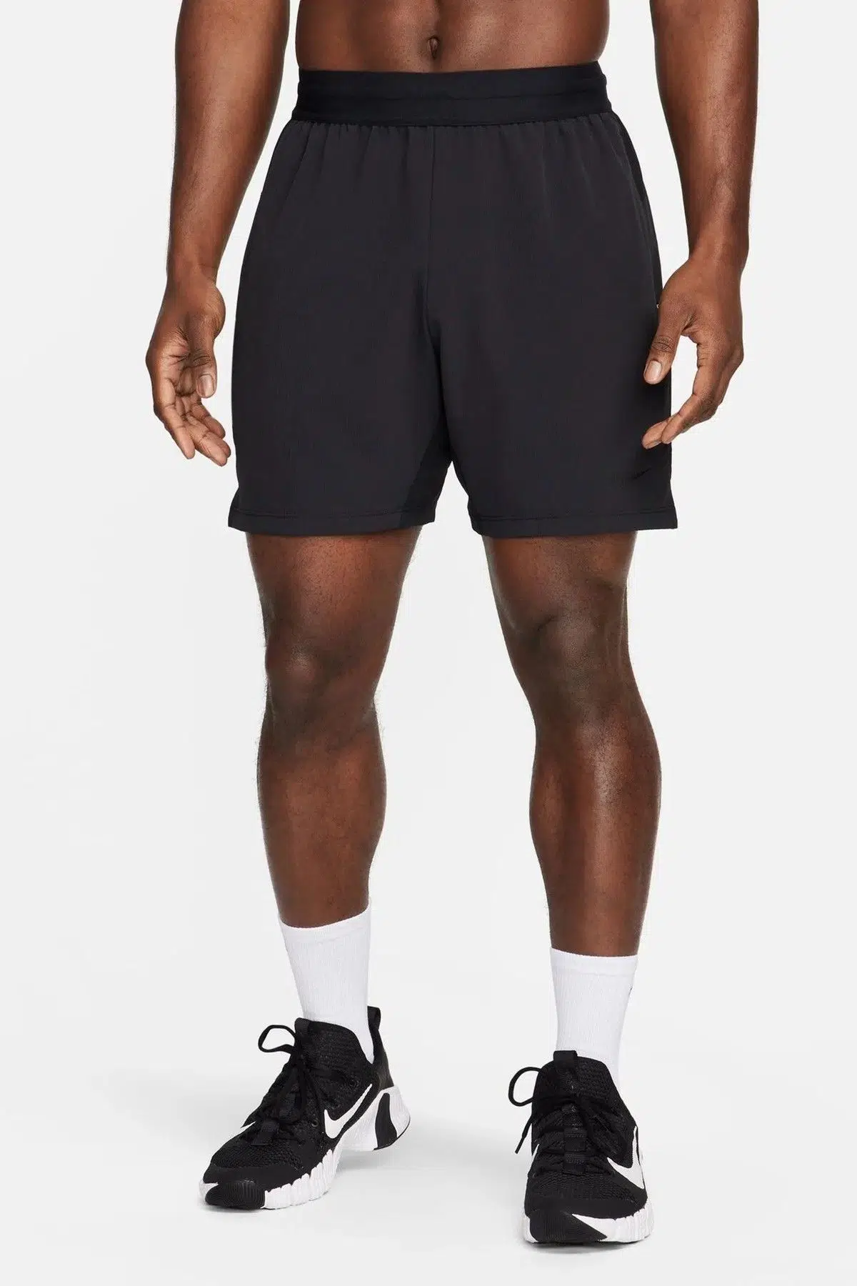 Nike Flex Rep Men's Dri Fit 5" Unlined Fitness Shorts Erkek Spor Antrenman Şortu Siyah