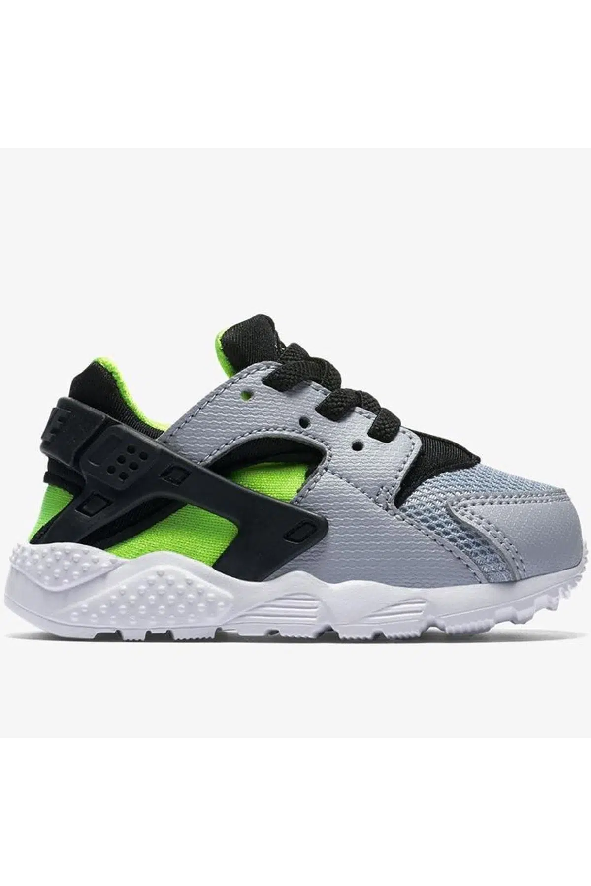 Nike Huarache Lastik İpli Bebek Sneaker Ayakkabı Gri-Yeşil