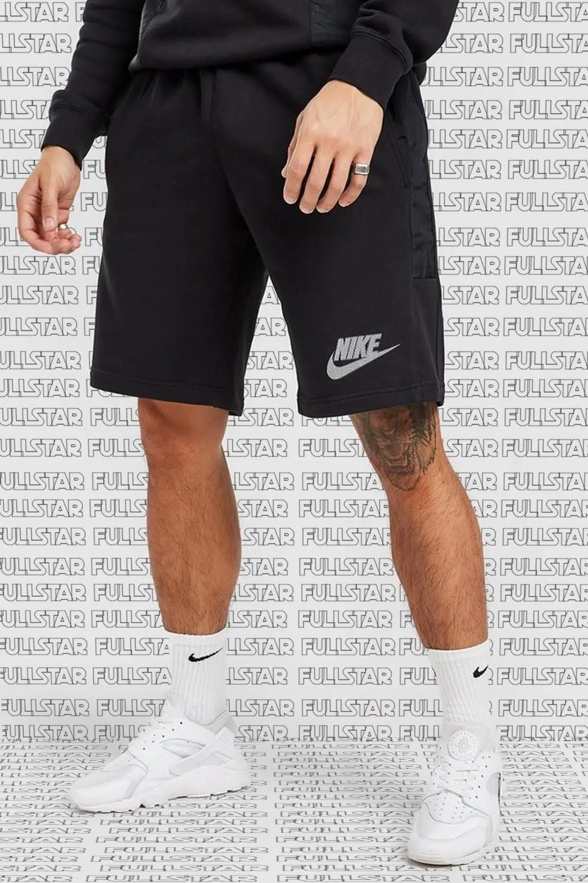 Nike Hybrid French Terry Shorts Black Erkek Şort Siyah