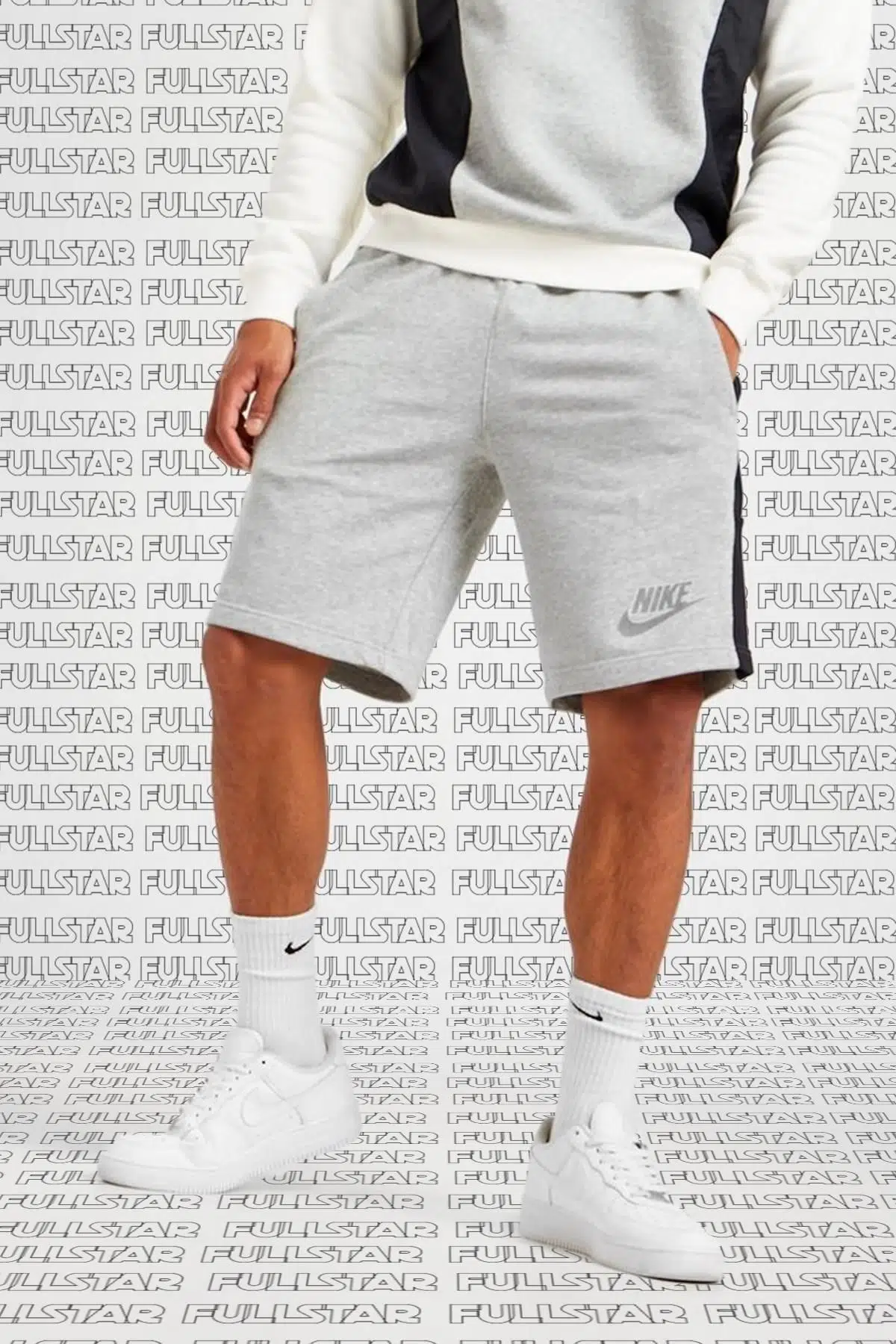 Nike Hybrid French Terry Shorts Grey Erkek Şort Gri
