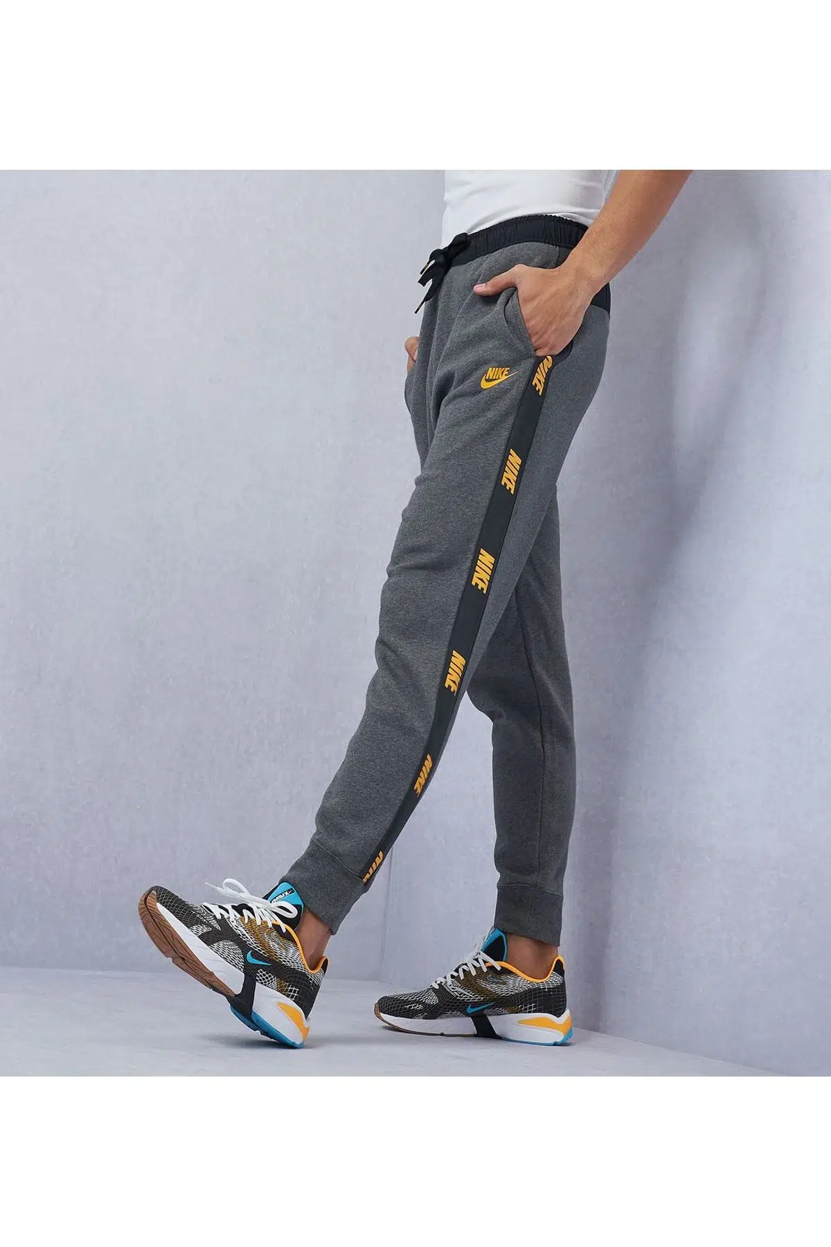 Nike Hybrid Jogger Erkek Gri Eşofman Altı CJ4431-071