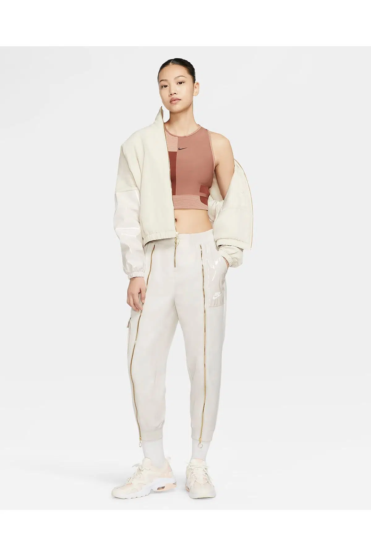 Nike Icon Clash Tam Boy Fermuarlı Pantolon