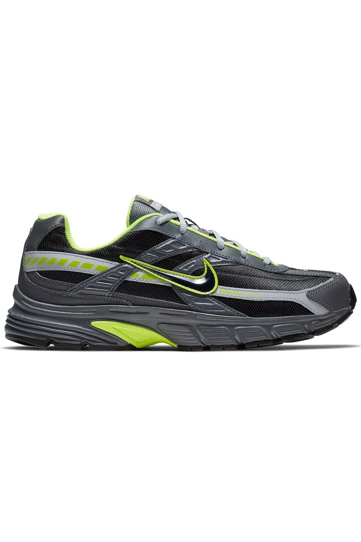 Nike İnitiator Leather Walk Running Shoes Hakiki Deri Tekstil Yürüyüş Koşu Ayakkabısı Gri