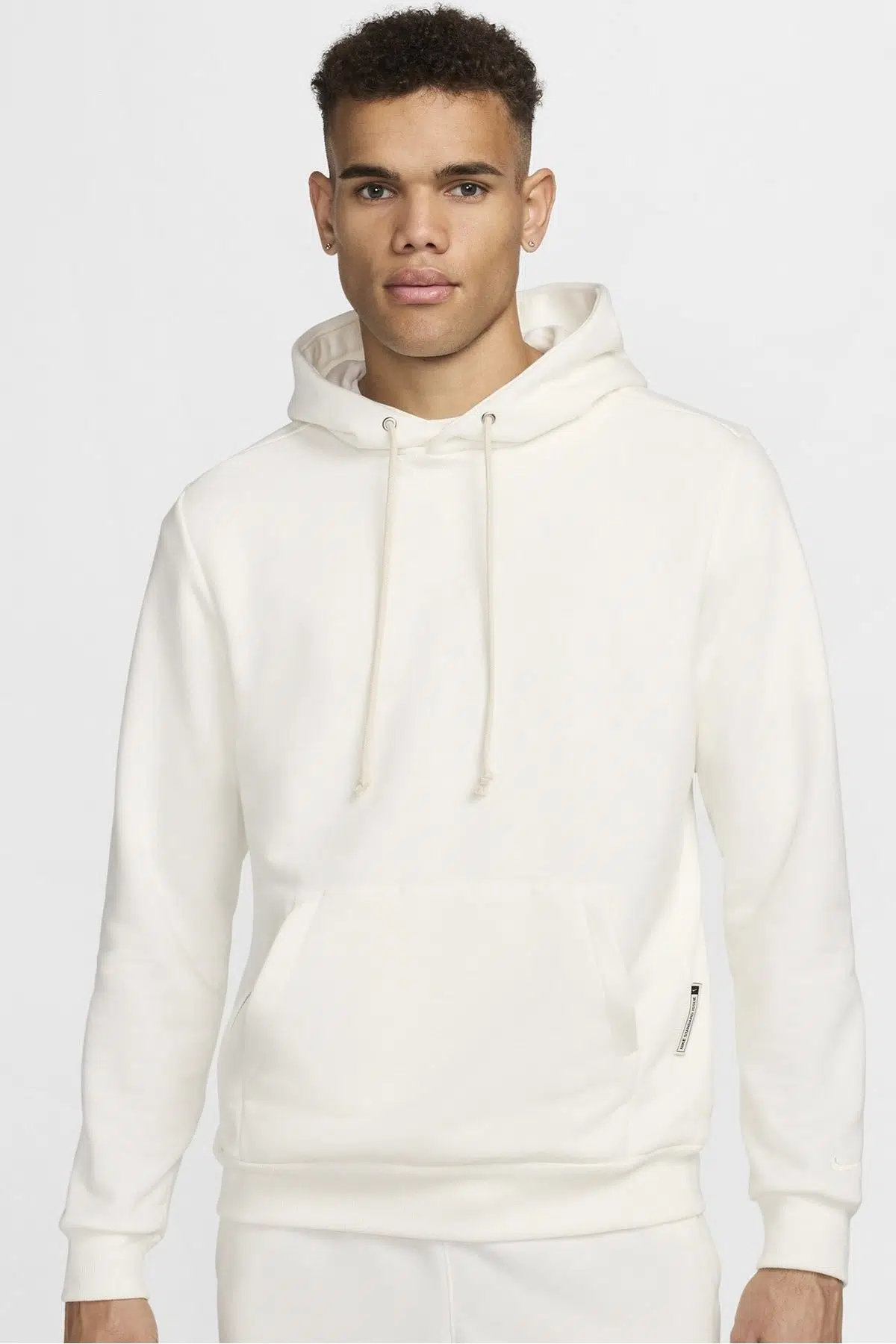 Nike Standard Issue Men's Dri Fit Pullover Basketball Hoodie Erkek Kapüşonlu Sweatshirt Soluk Fildişi