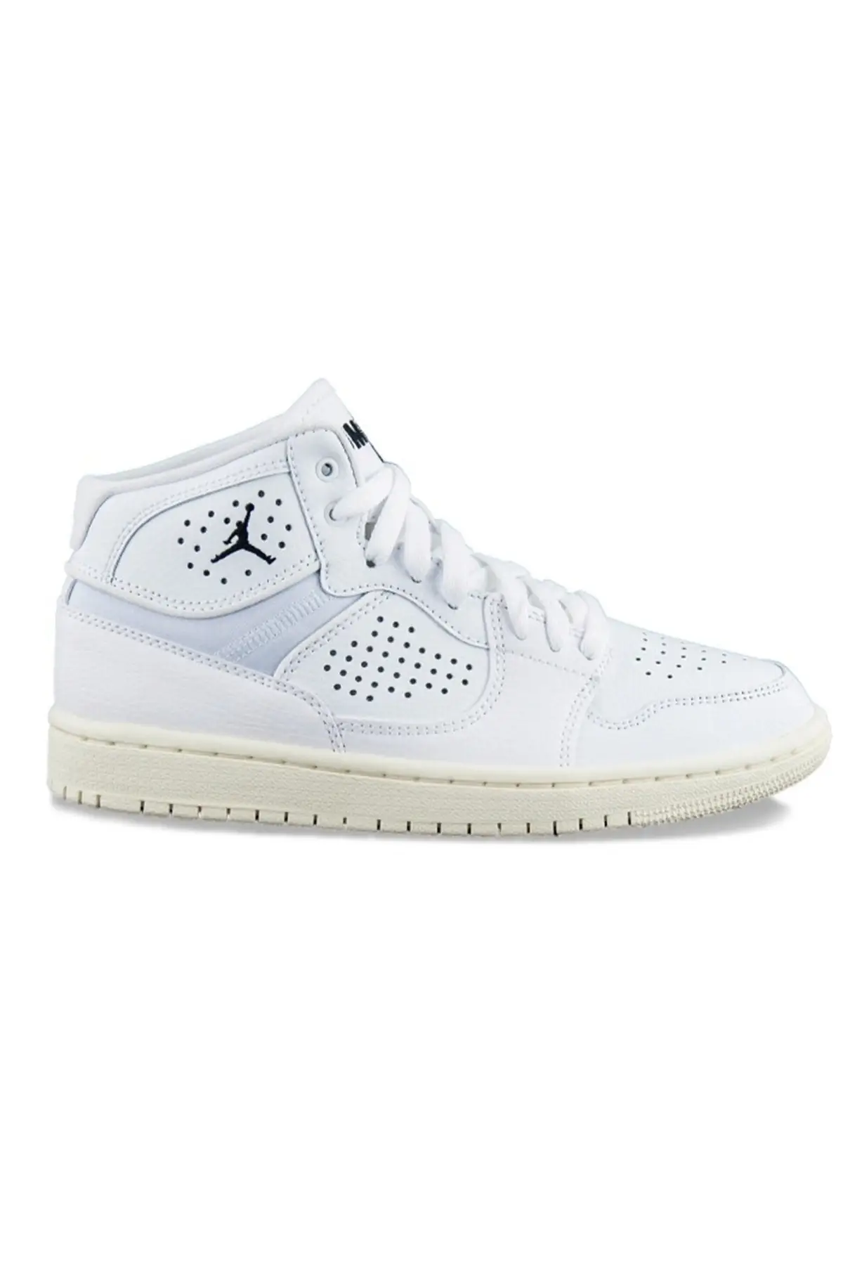 AV7941-100 Nike Jordan Access GS Leather Unisex Sneaker White Hakiki Deri Bilekli Jordan Spor Ayakkabı