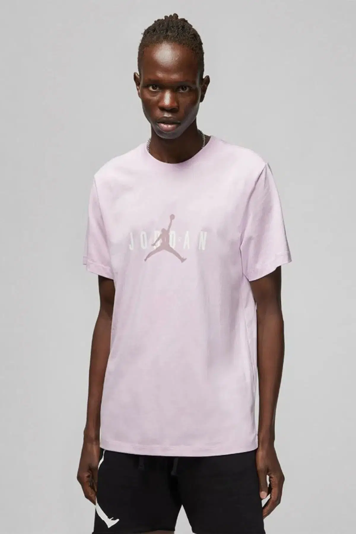 Nike Jordan Air Stretch Short Sleeve Tee Mens T-Shirt Erkek Günlük Tişört Mor