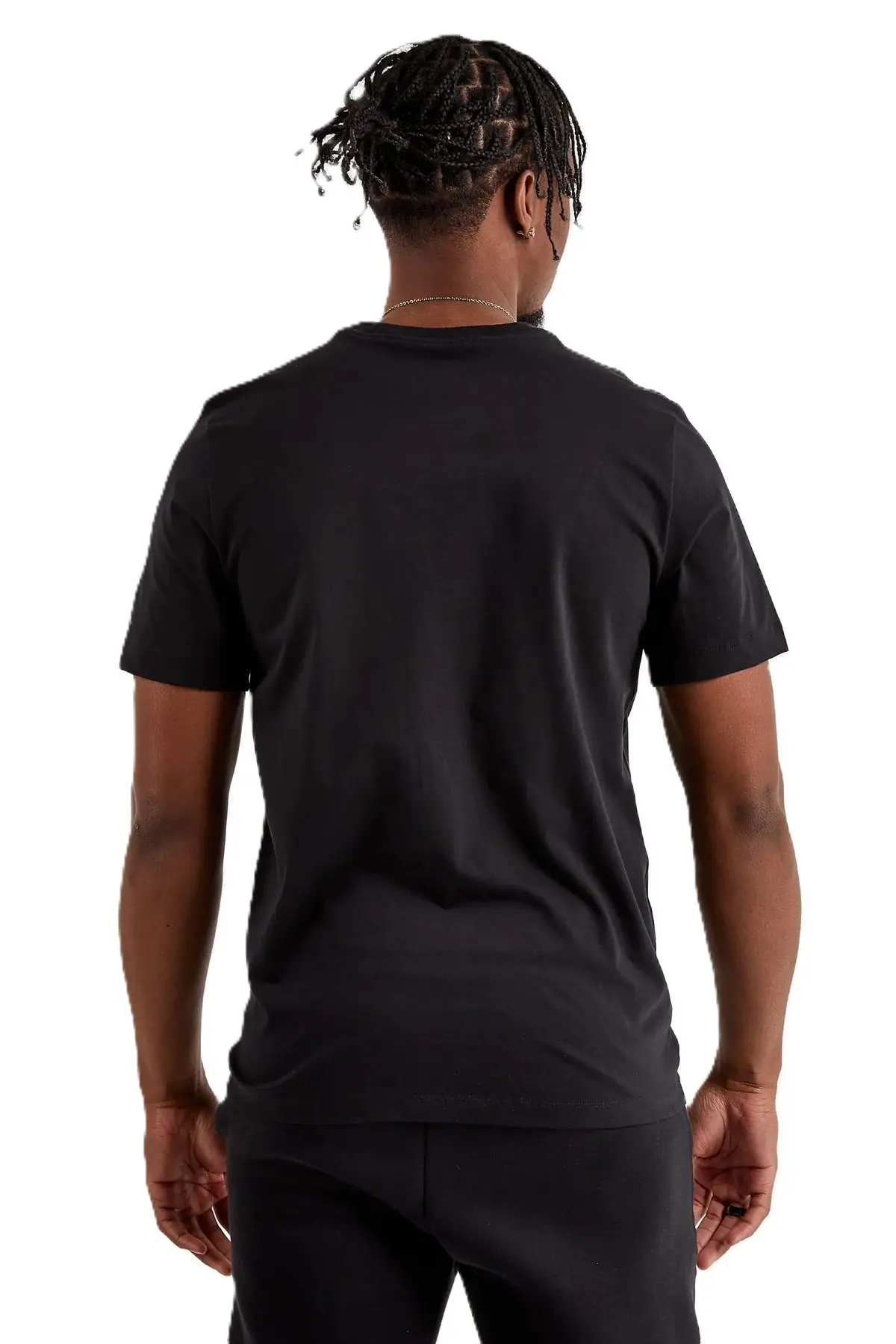 FN5980-010 Nike Jordan Brand Jumpman Watercolor Graphic Tshirt Black Jordan Nakış Logolu Tişört Siyah