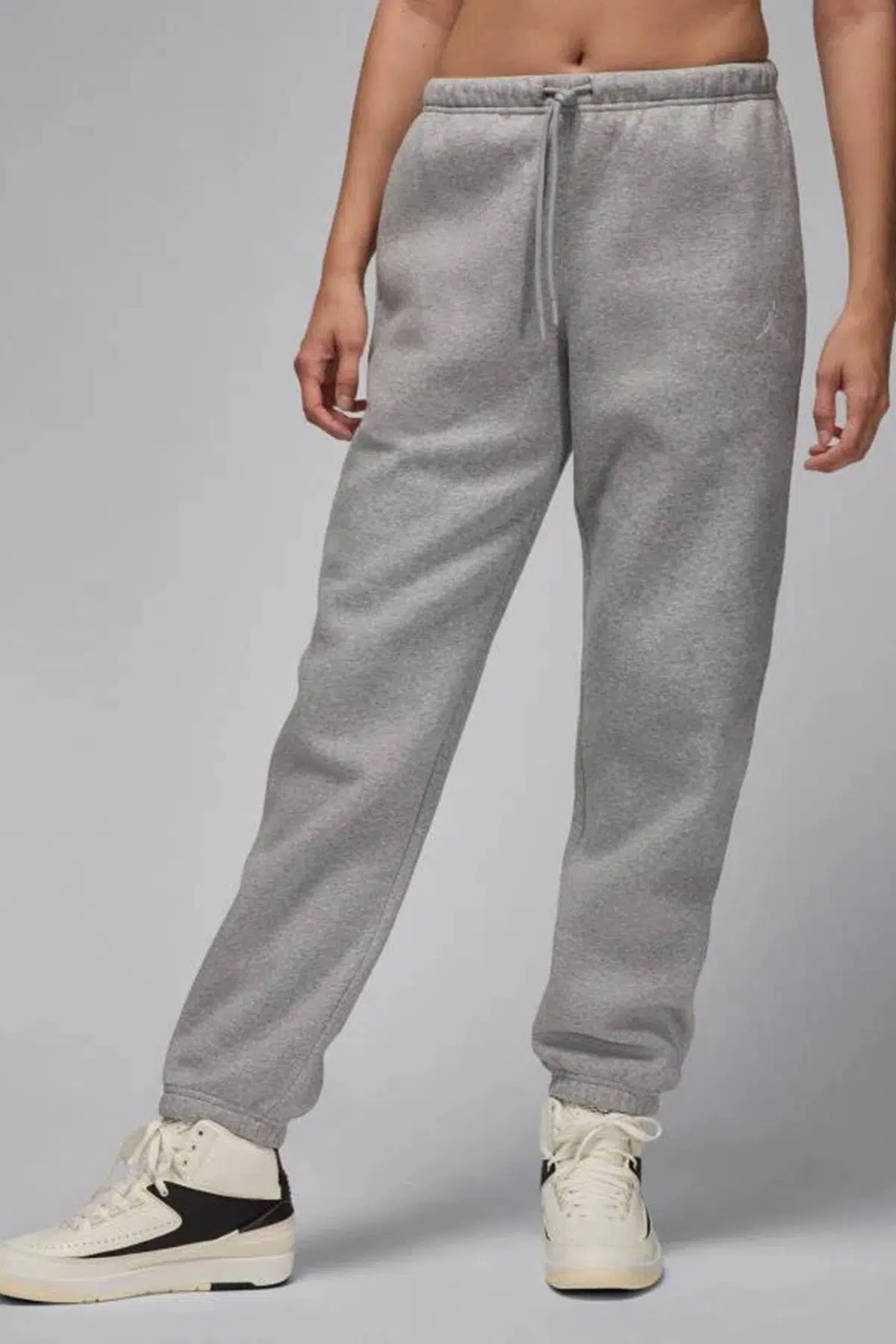 Nike Jordan Brooklyn Fleece Loose Fit Women's Jogger Kadın Eşofman Altı Gri