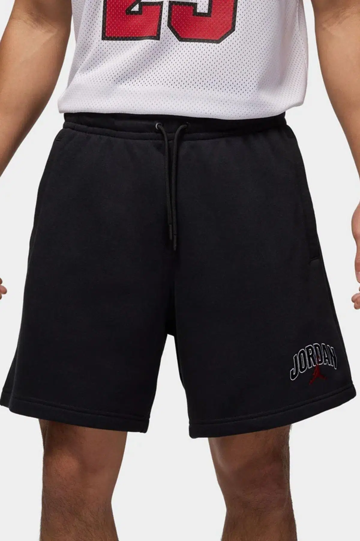 Nike Jordan Brooklyn Fleece Men's Graphic Shorts Oversize Erkek Pamuklu Şort Siyah